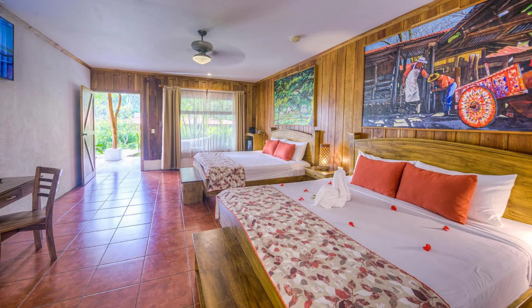 Photo of the whole room, Bed in Hacienda Guachipelin Volcano Ranch Hotel & Hot Springs