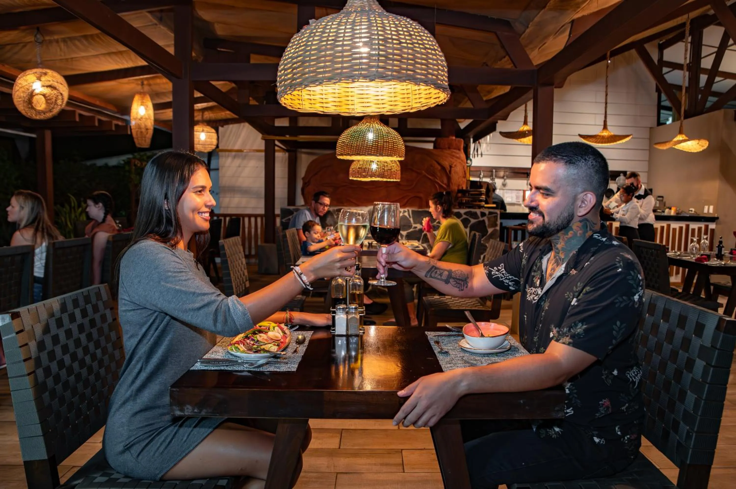 Restaurant/places to eat in Hacienda Guachipelin Volcano Ranch Hotel & Hot Springs