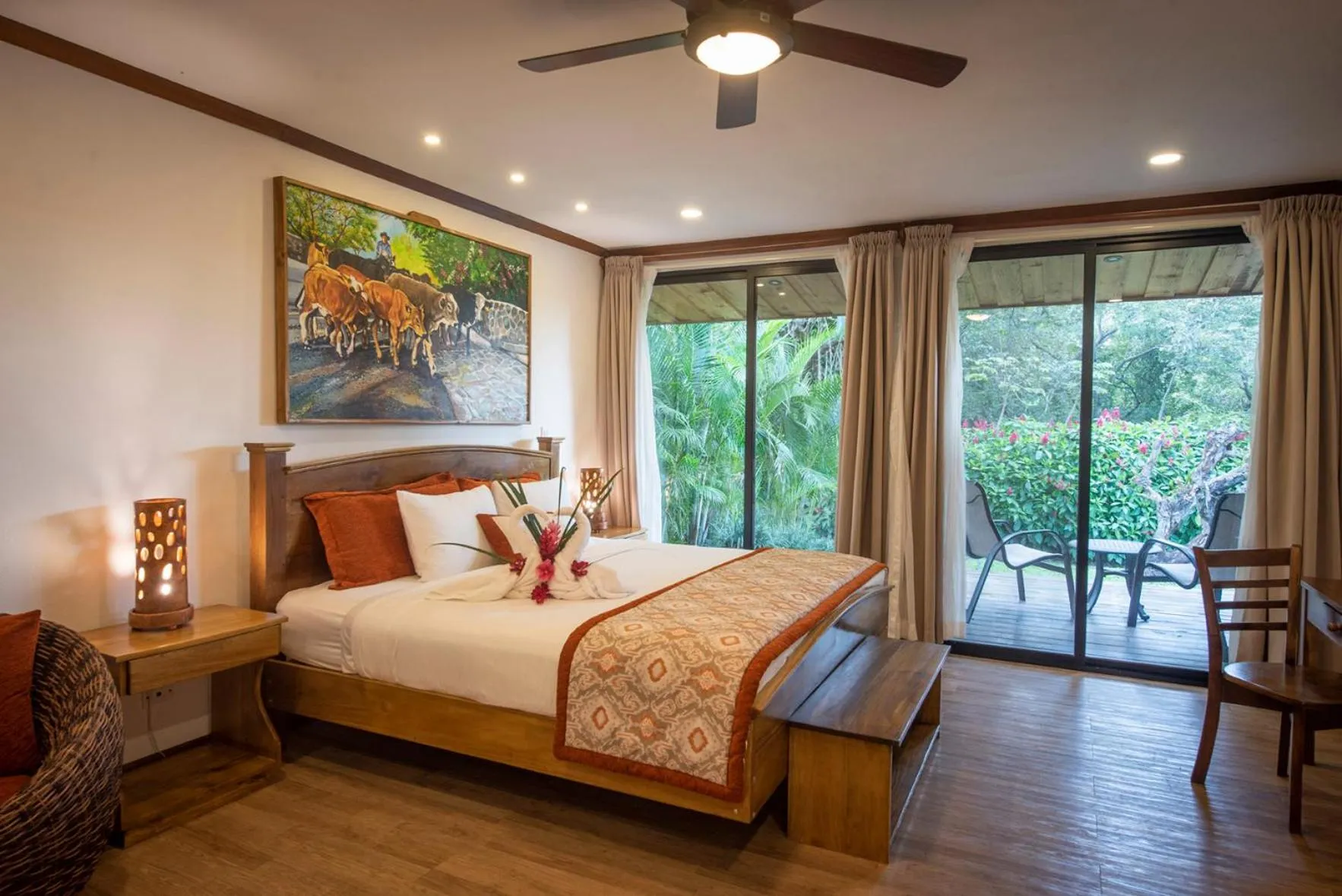 Photo of the whole room, Bed in Hacienda Guachipelin Volcano Ranch Hotel & Hot Springs