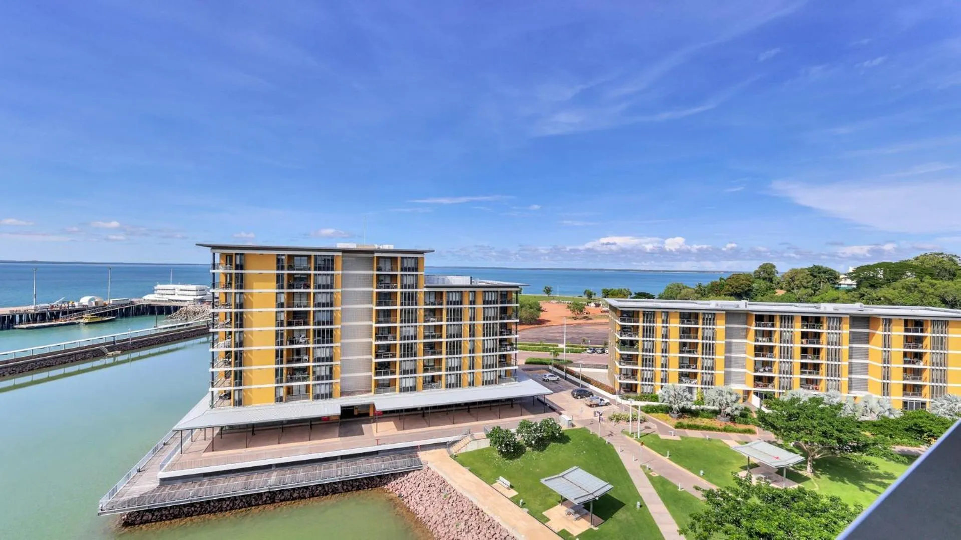 Sea view in Darwin Waterfront Short Stay Apartments