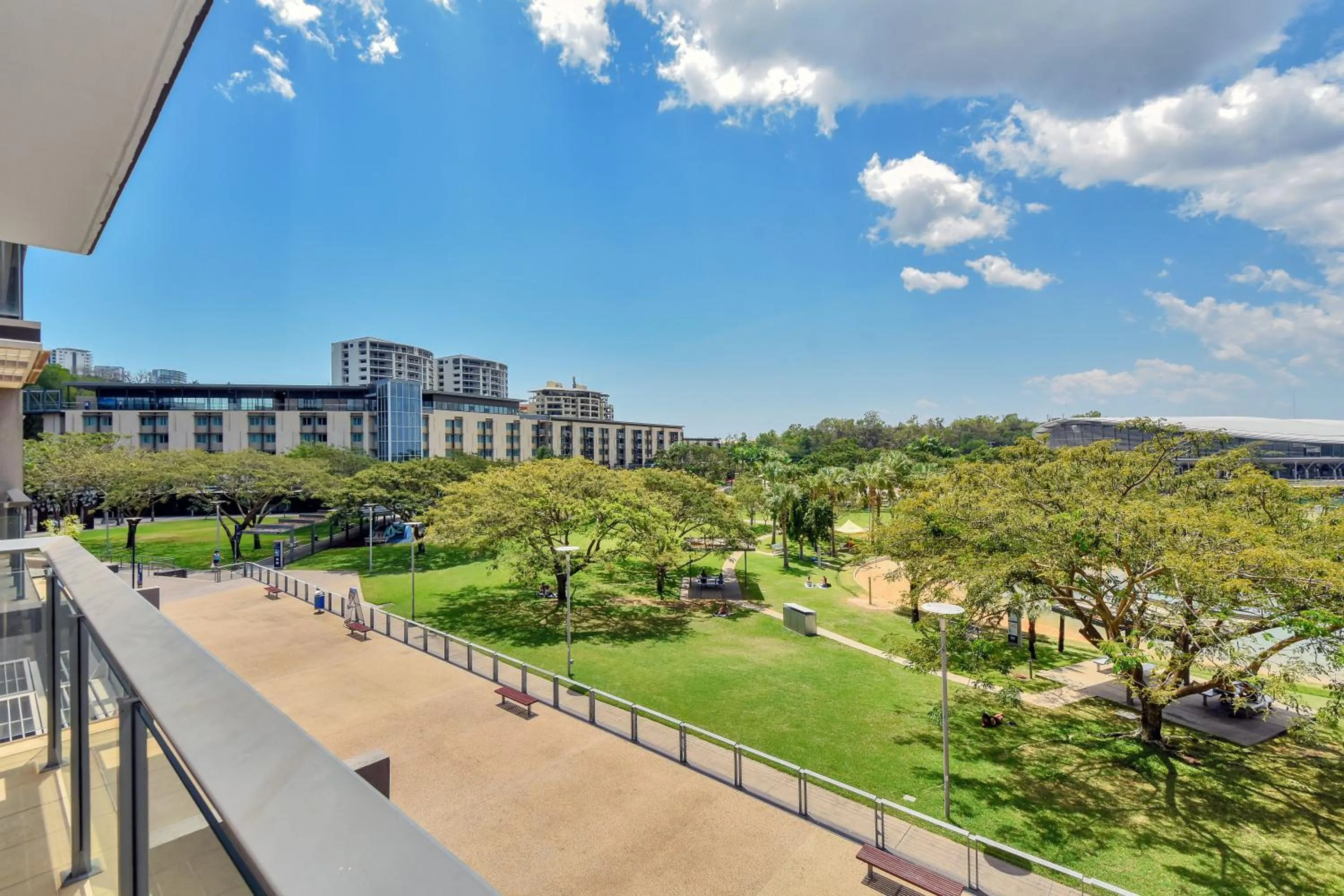 Balcony/Terrace in Darwin Waterfront Short Stay Apartments