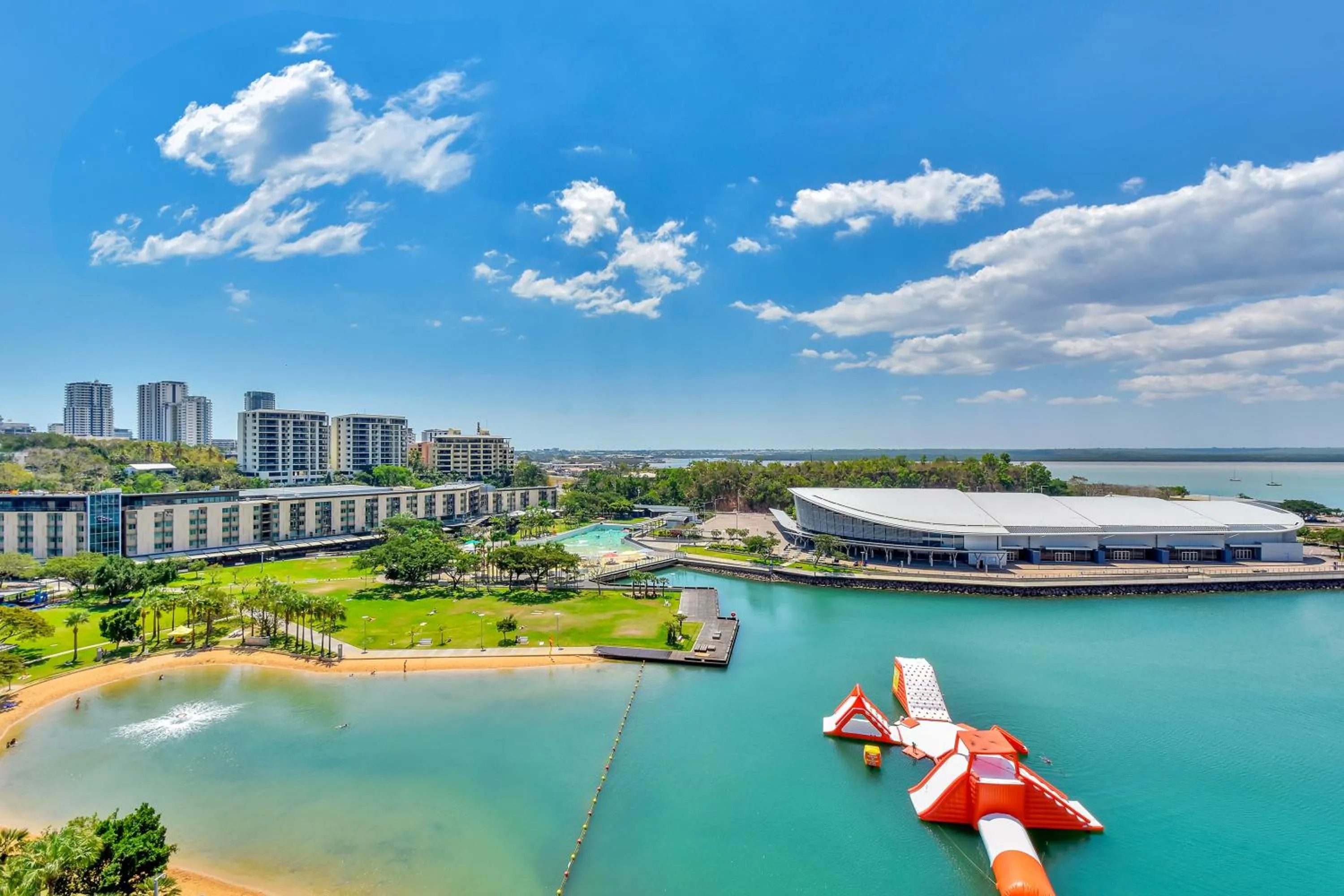 Sea view in Darwin Waterfront Short Stay Apartments
