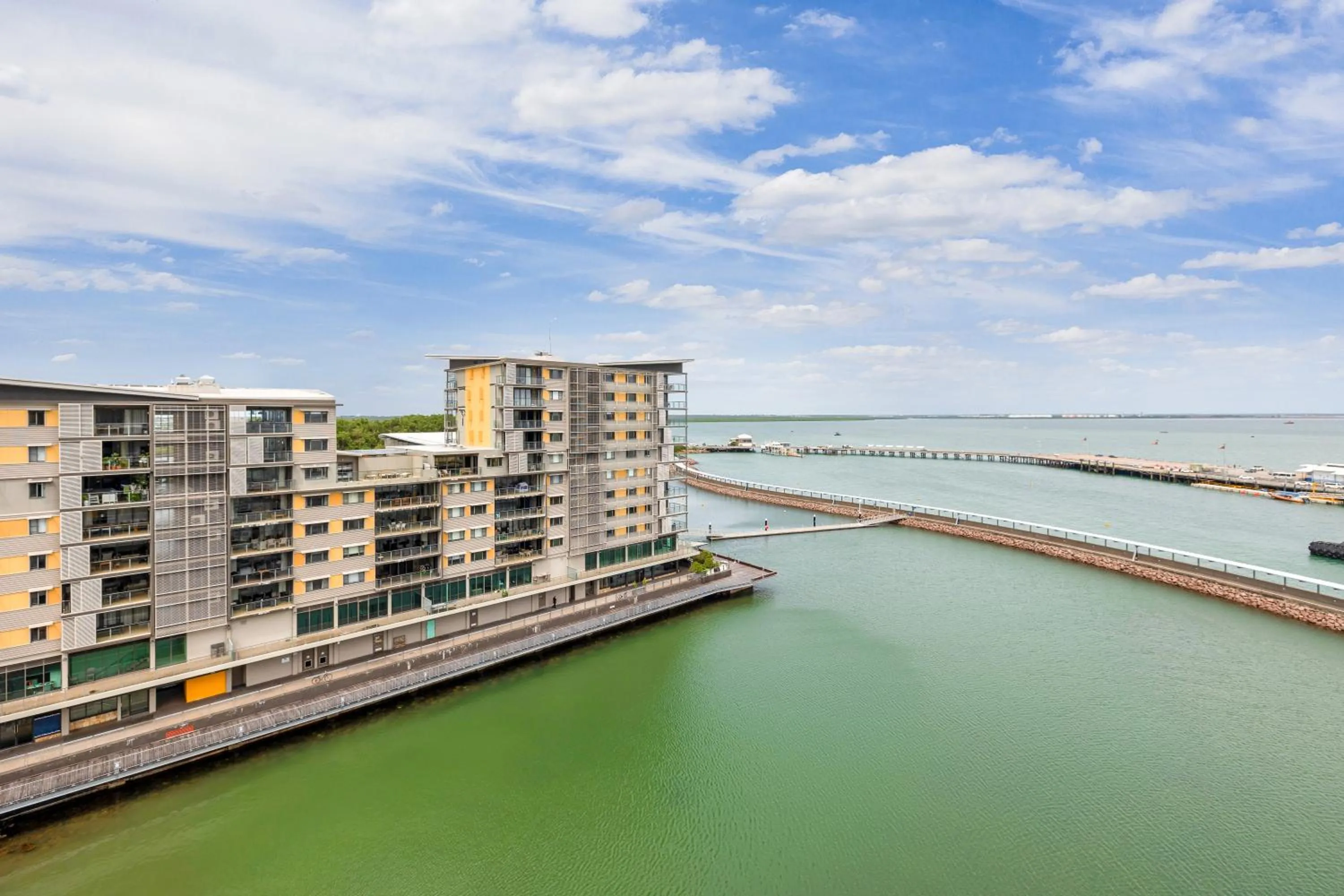 Sea view in Darwin Waterfront Short Stay Apartments