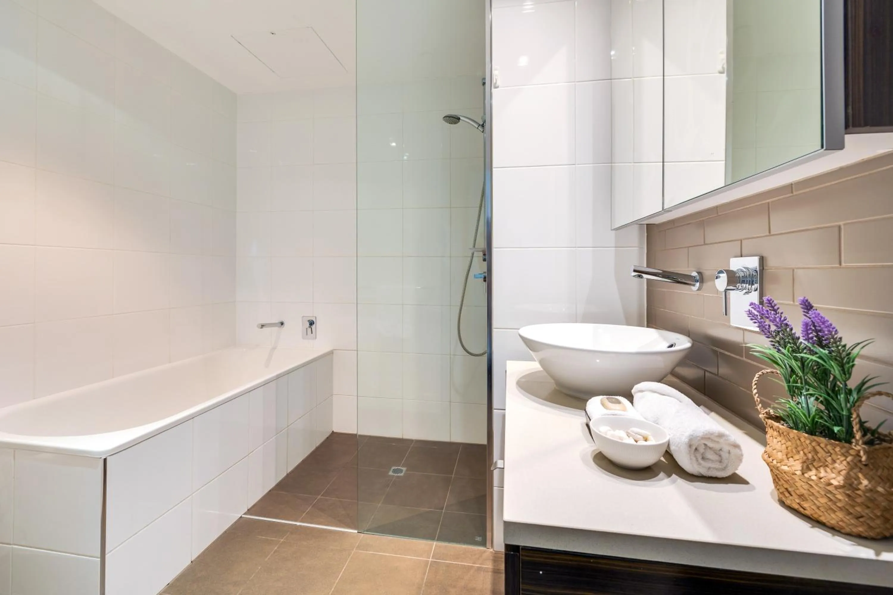 Bathroom in Darwin Waterfront Short Stay Apartments