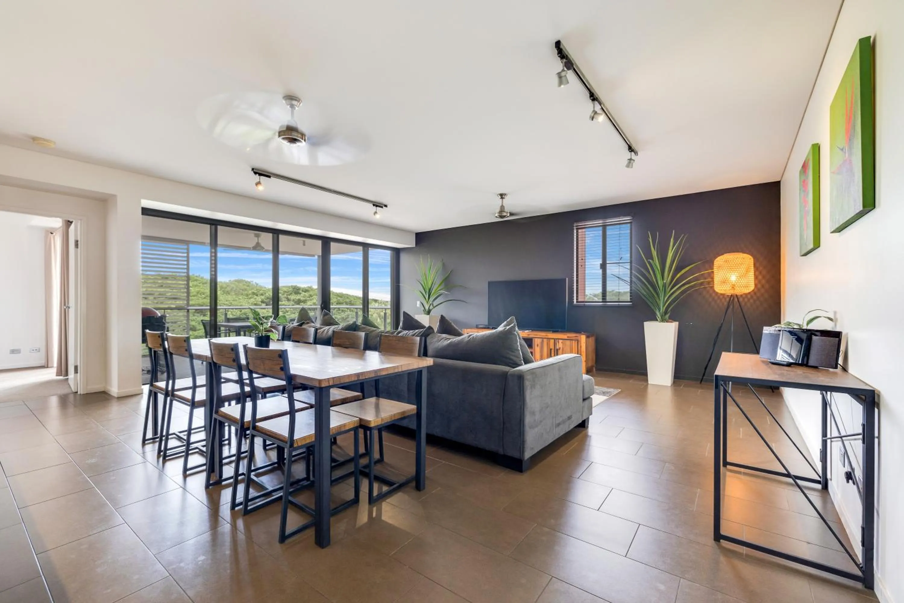 Living room in Darwin Waterfront Short Stay Apartments