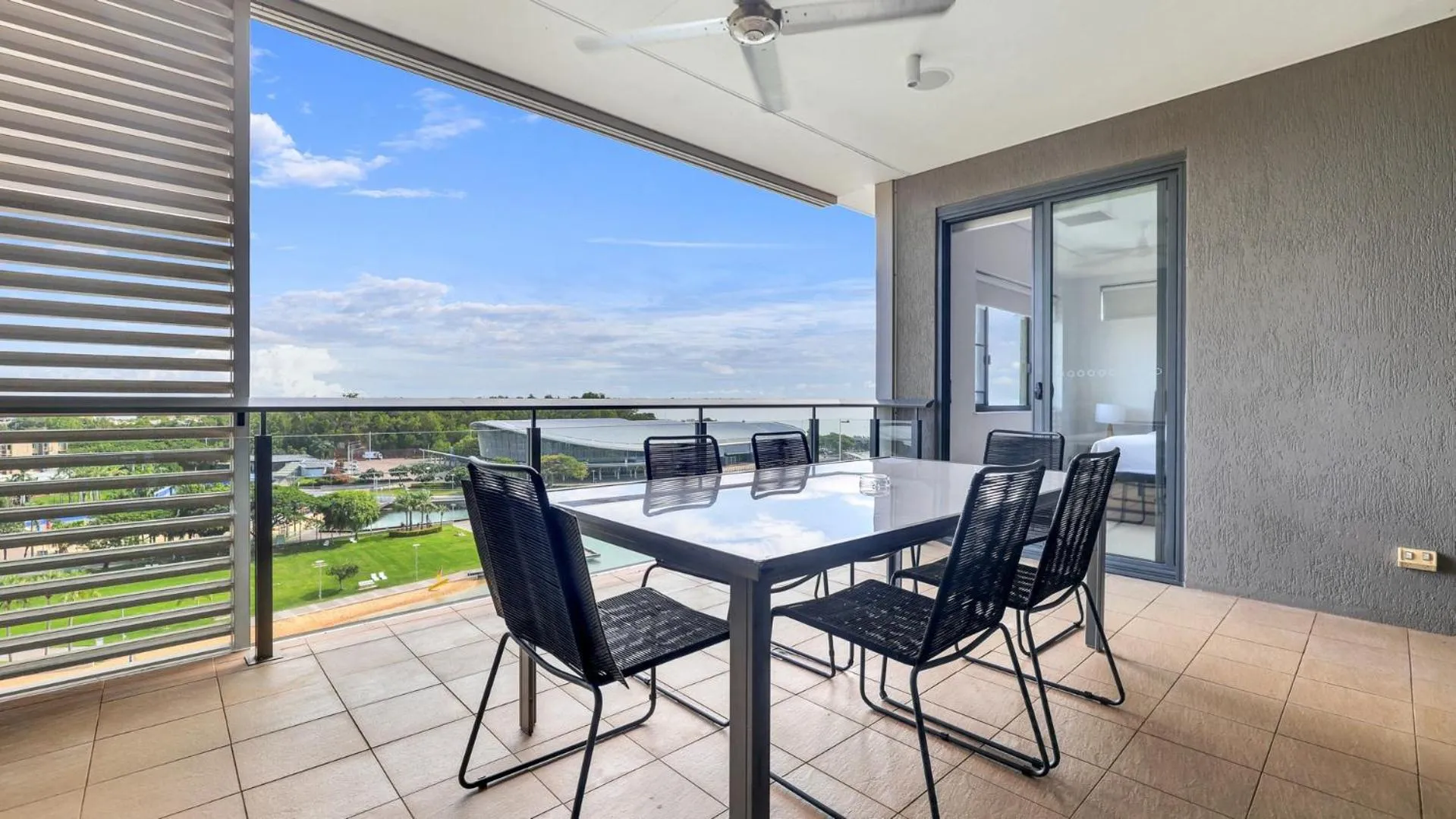 Balcony/Terrace in Darwin Waterfront Short Stay Apartments