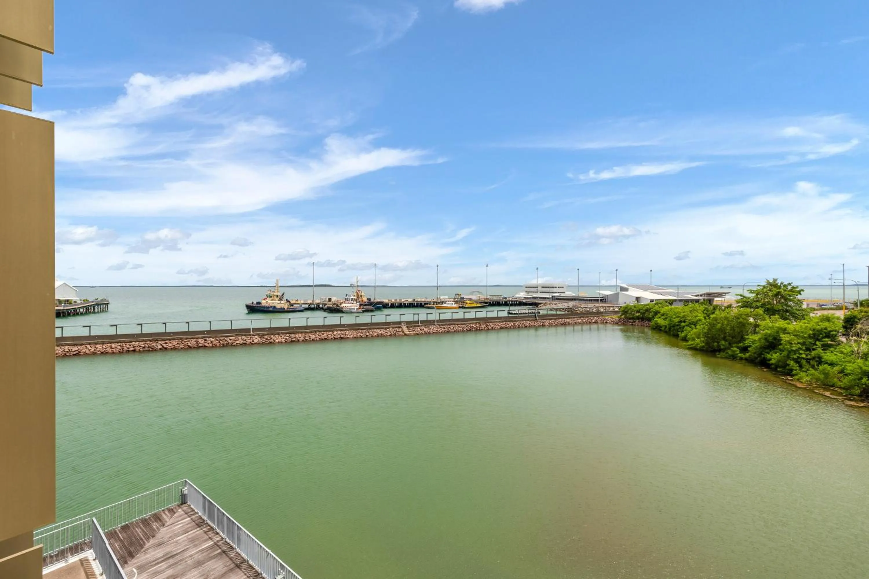 Sea view in Darwin Waterfront Short Stay Apartments