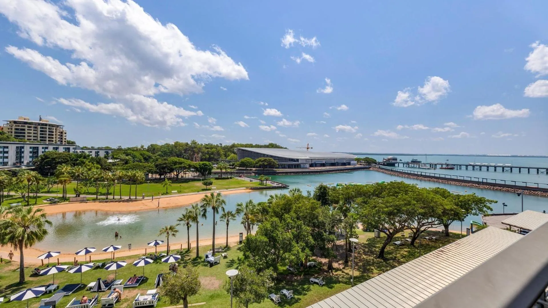 Sea view in Darwin Waterfront Short Stay Apartments