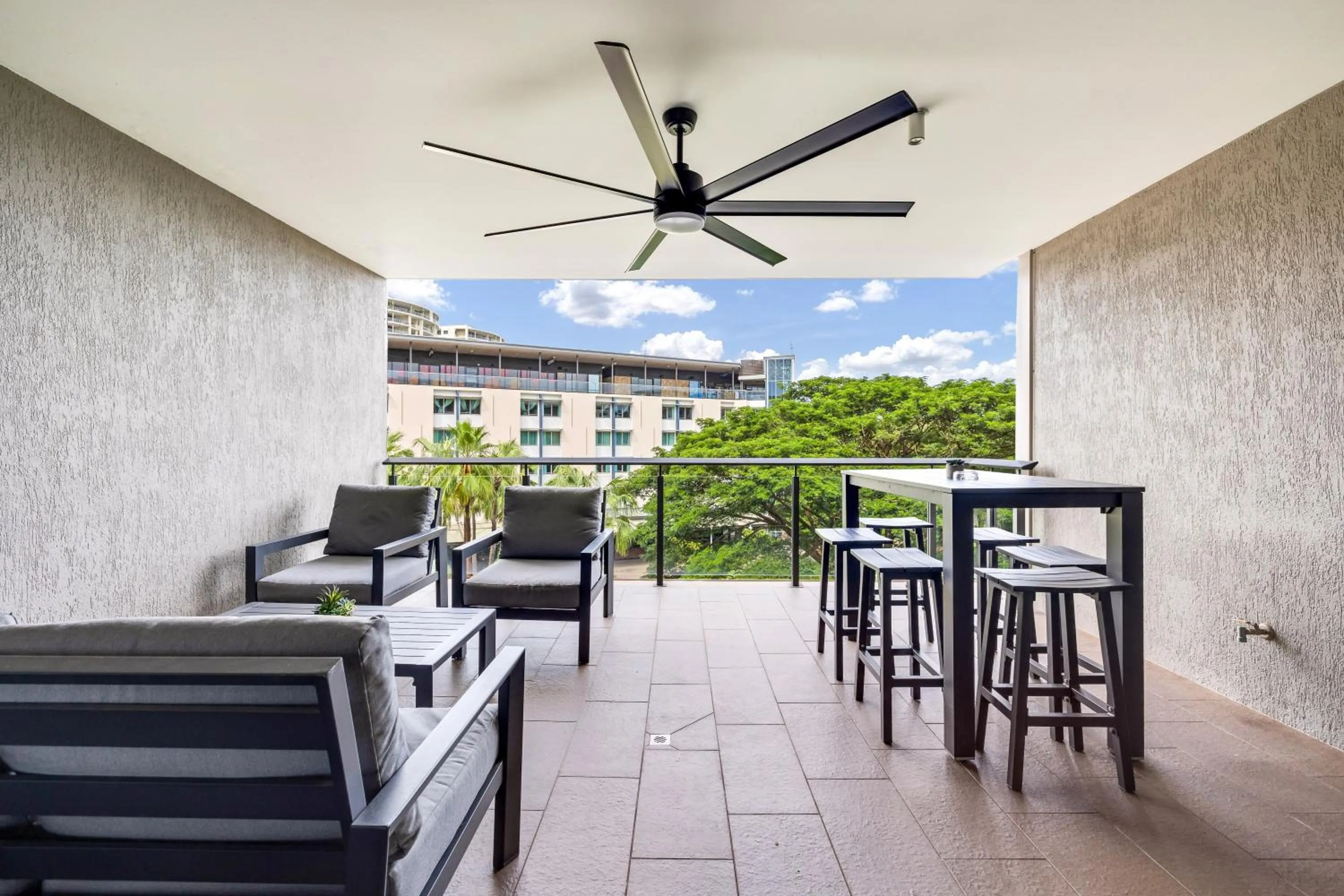 Balcony/Terrace in Darwin Waterfront Short Stay Apartments