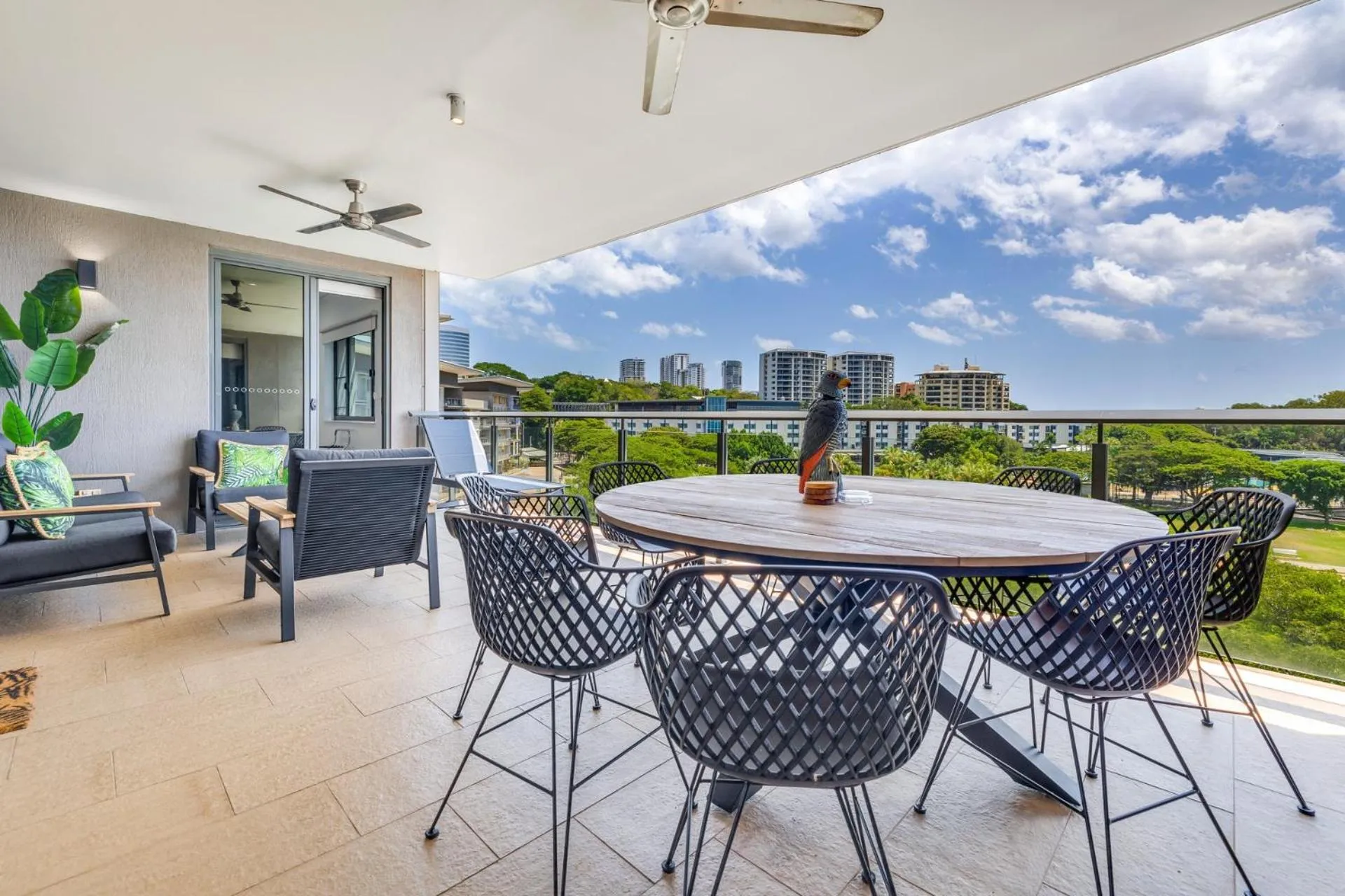 Balcony/Terrace in Darwin Waterfront Short Stay Apartments