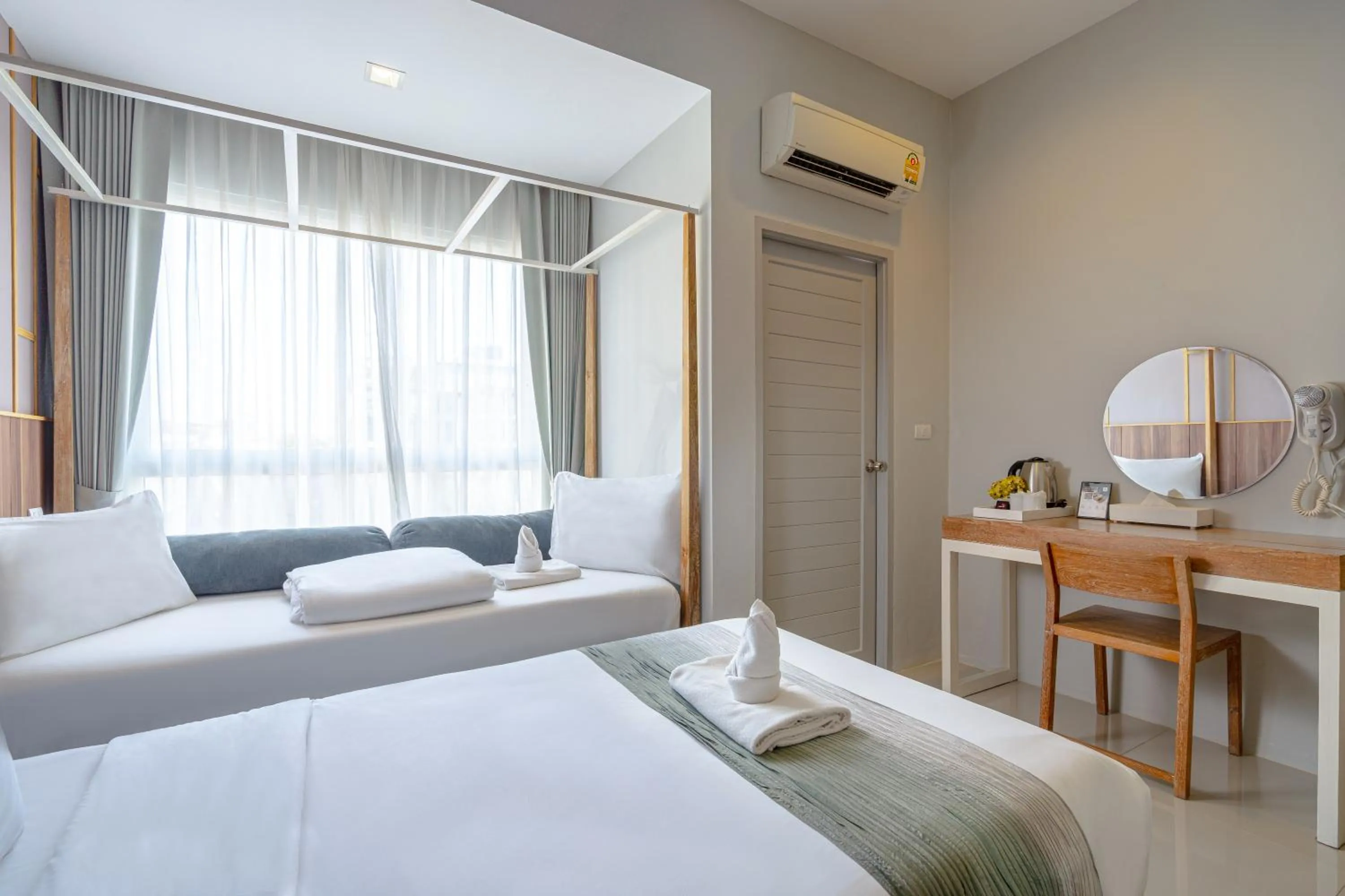 Bed in Hug Nimman Hotel