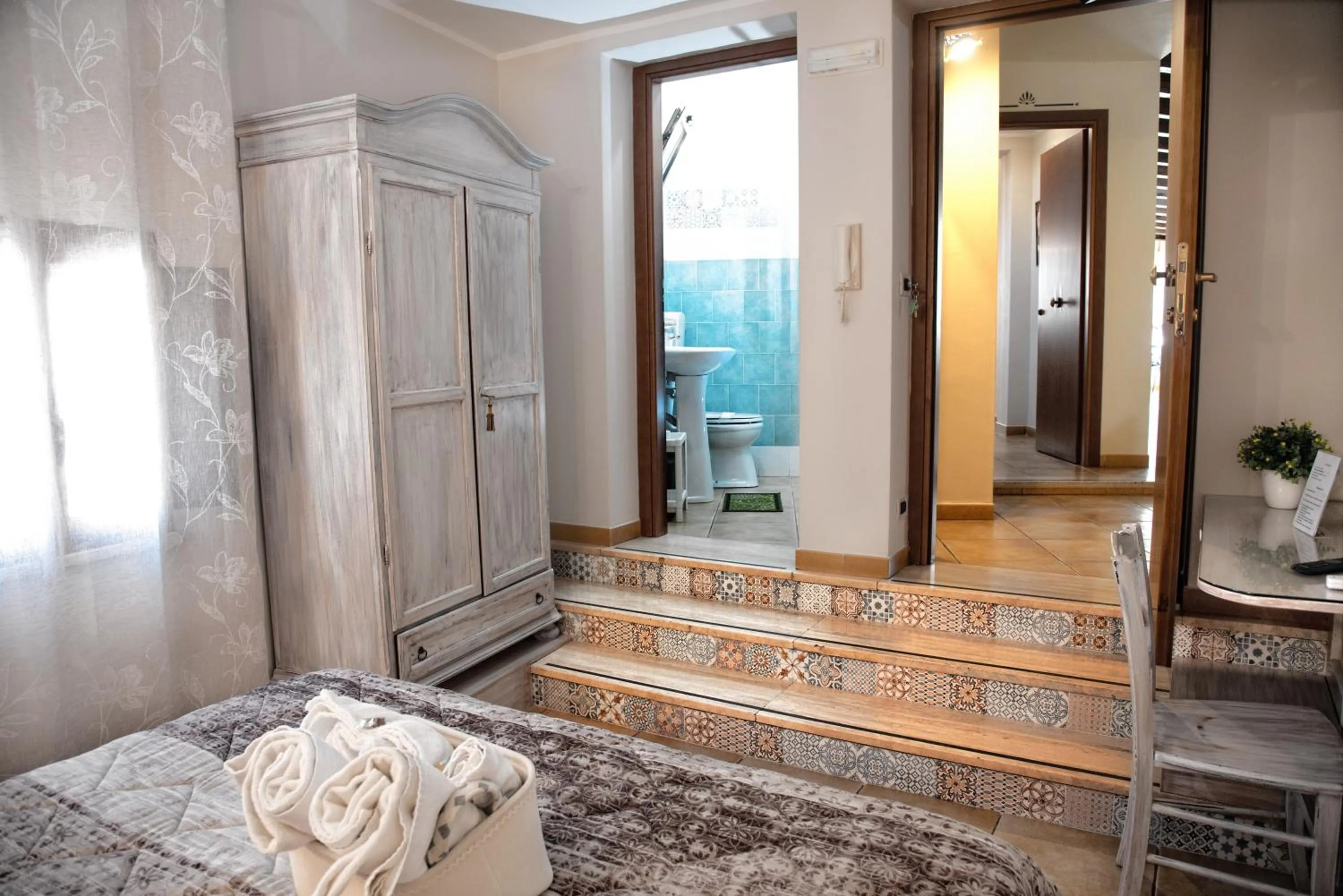 Bedroom, Bed in Bed and Breakfast Conte Luna