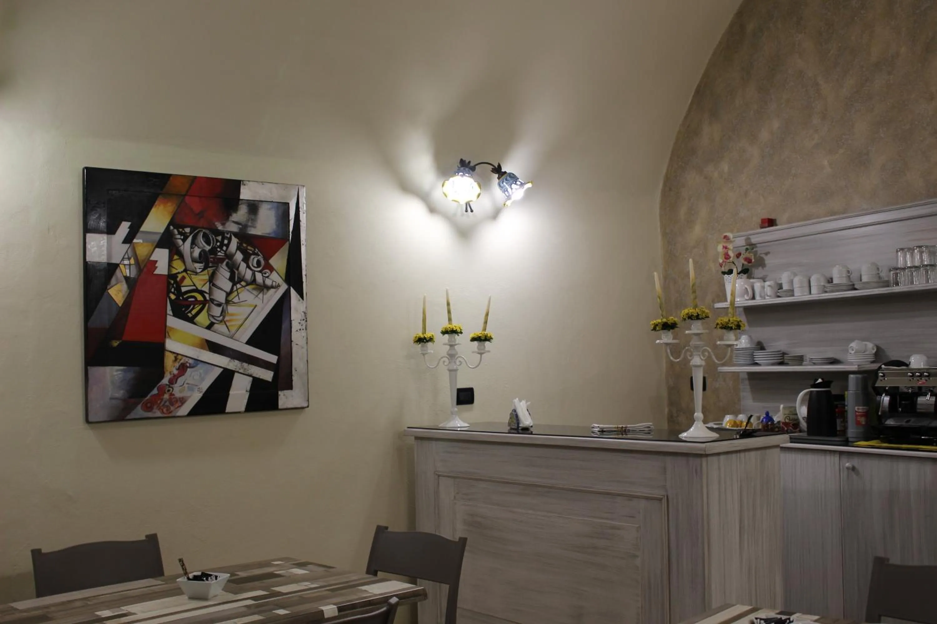 Food and drinks in Bed and Breakfast Conte Luna