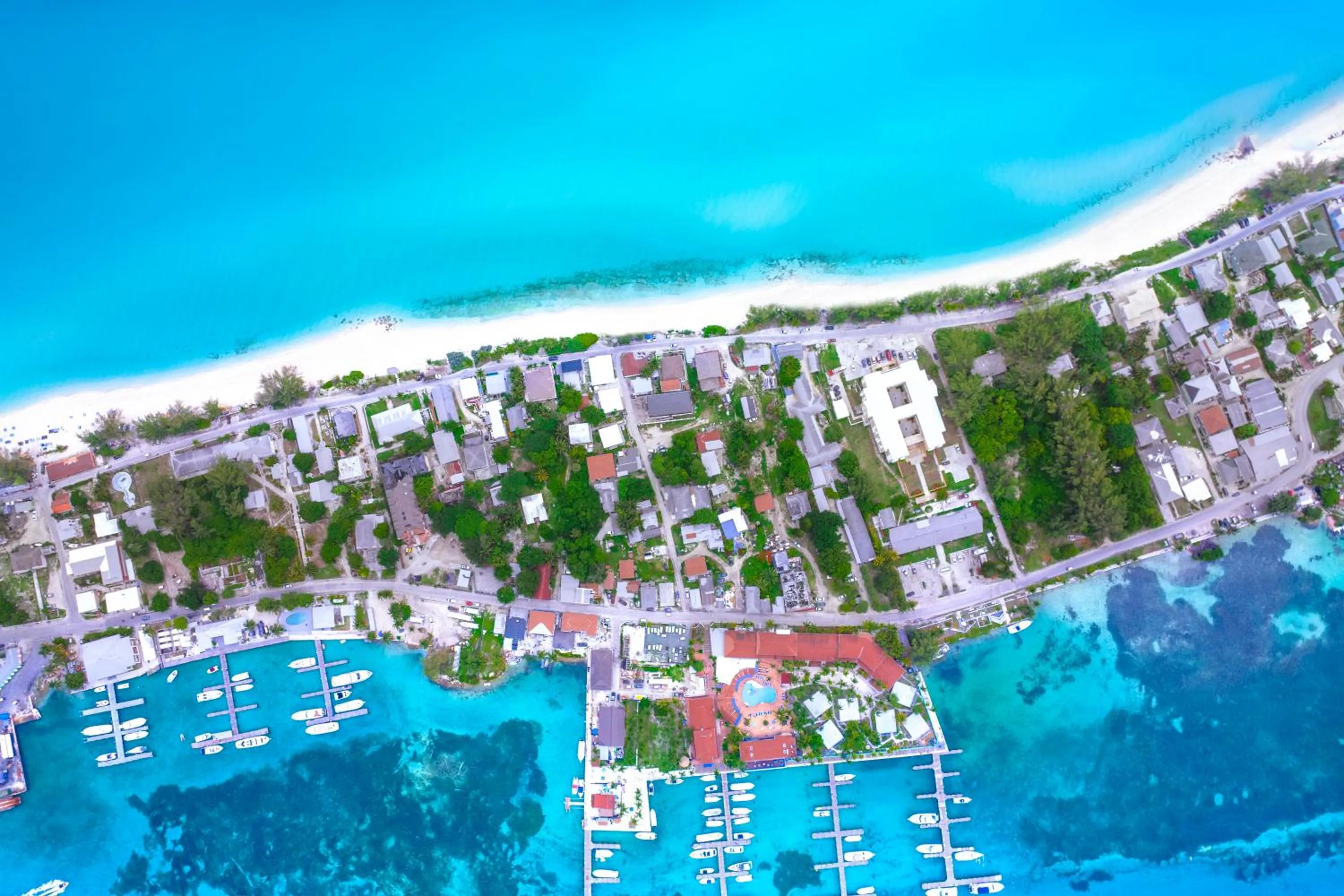 Bird's eye view in Bimini Big Game Club Resort & Marina