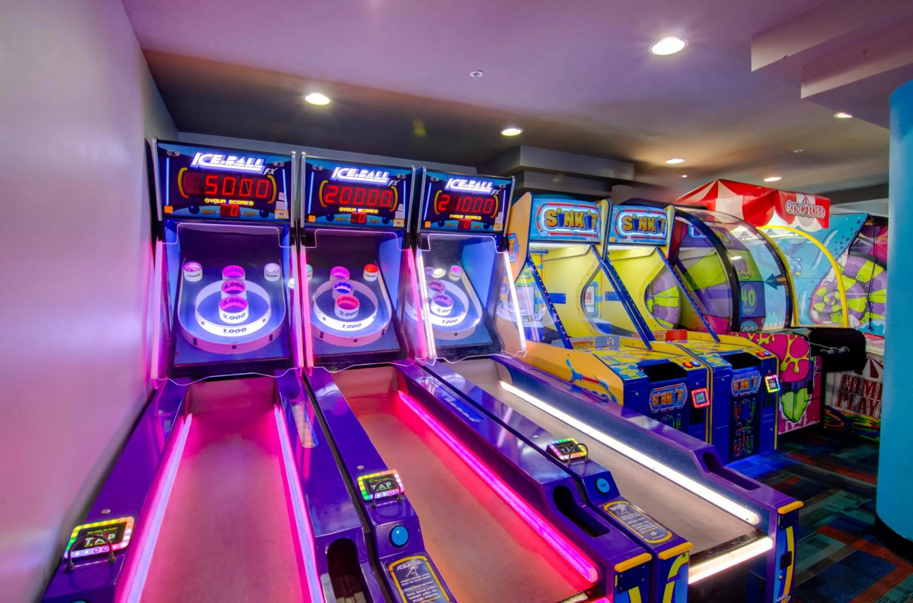 Game Room in Crown Reef Beach Resort and Waterpark