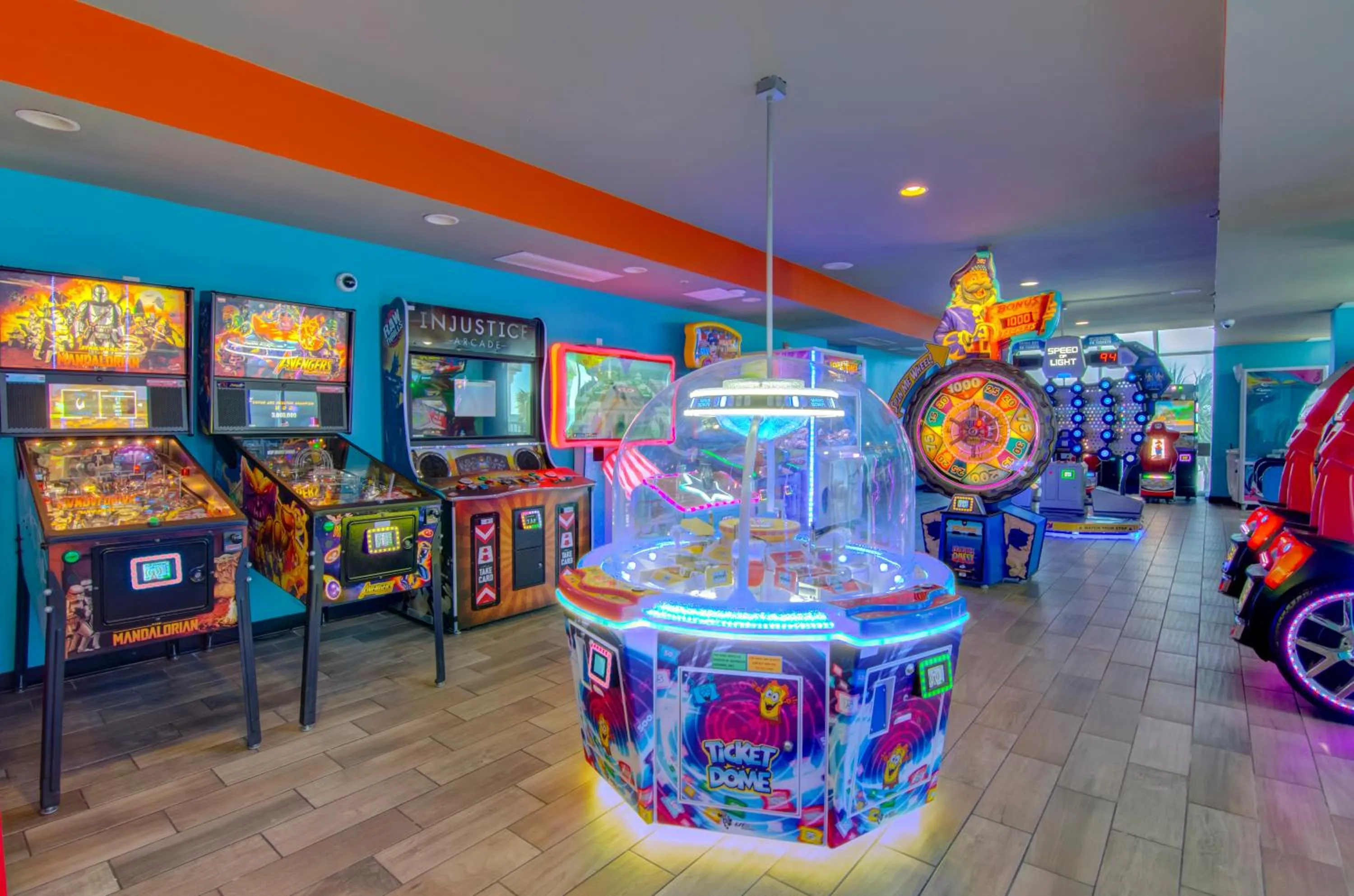 Game Room in Crown Reef Beach Resort and Waterpark
