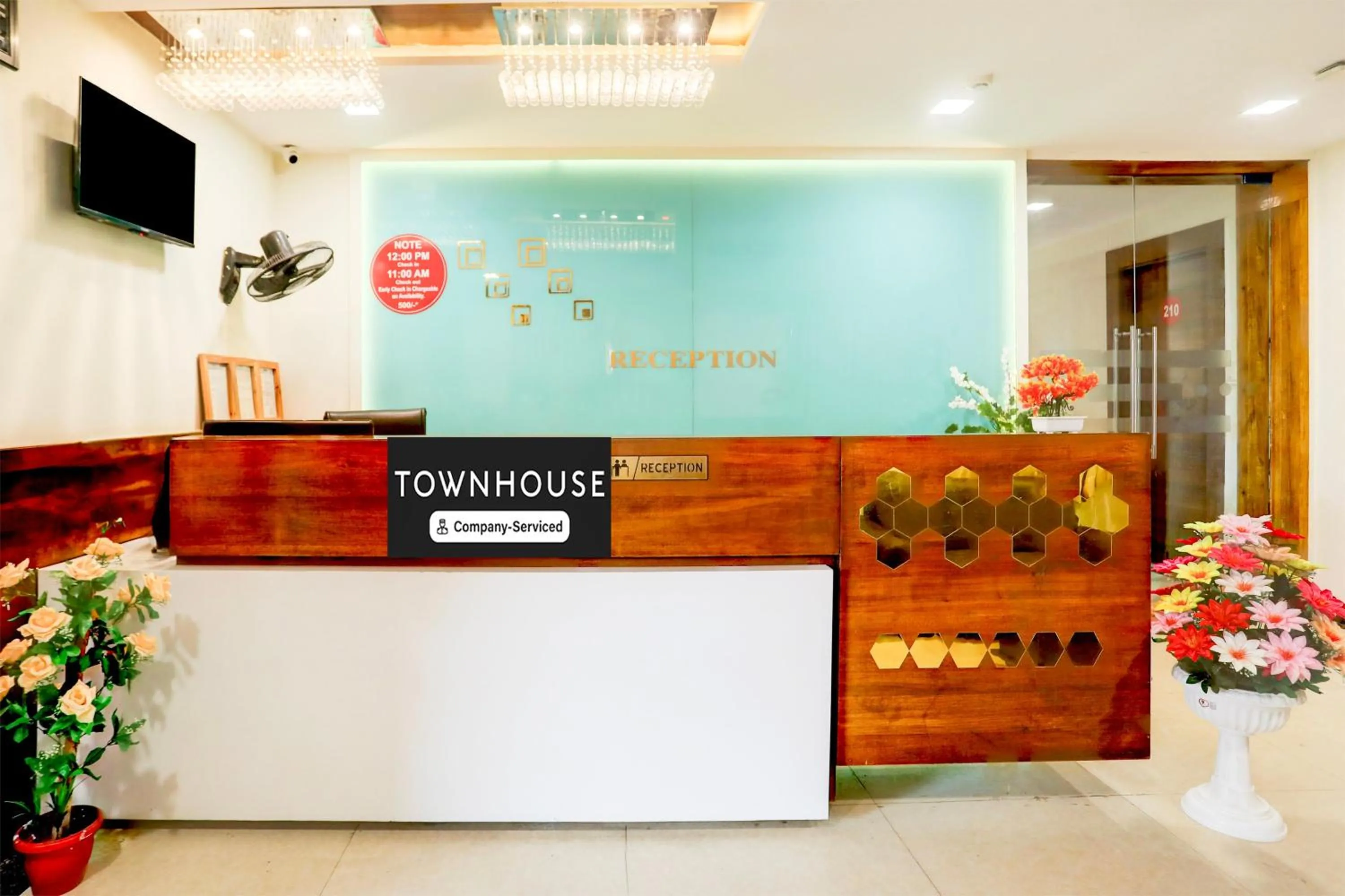 Lobby or reception in Townhouse Prahladnagar