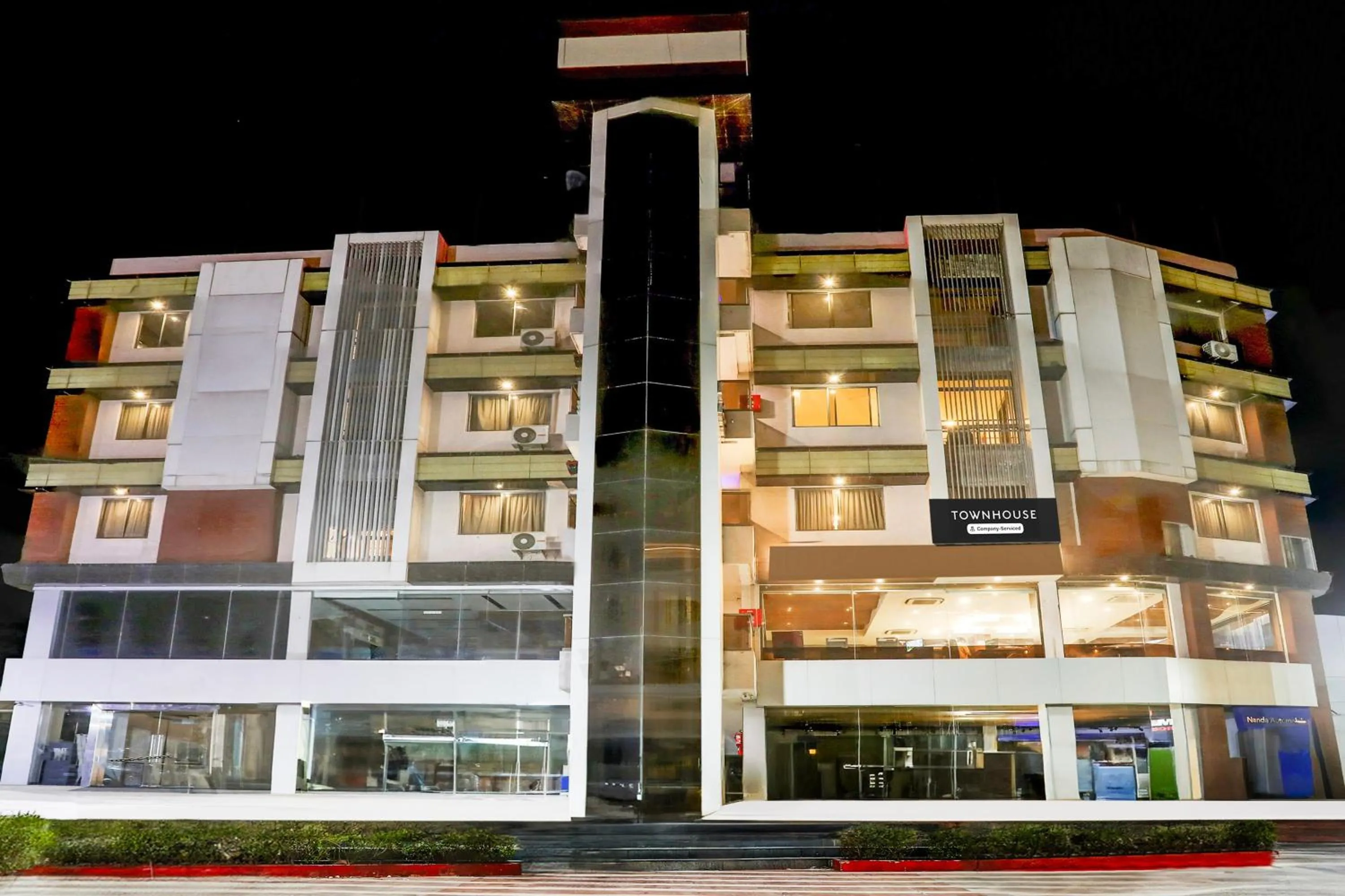 Facade/entrance in Townhouse Prahladnagar