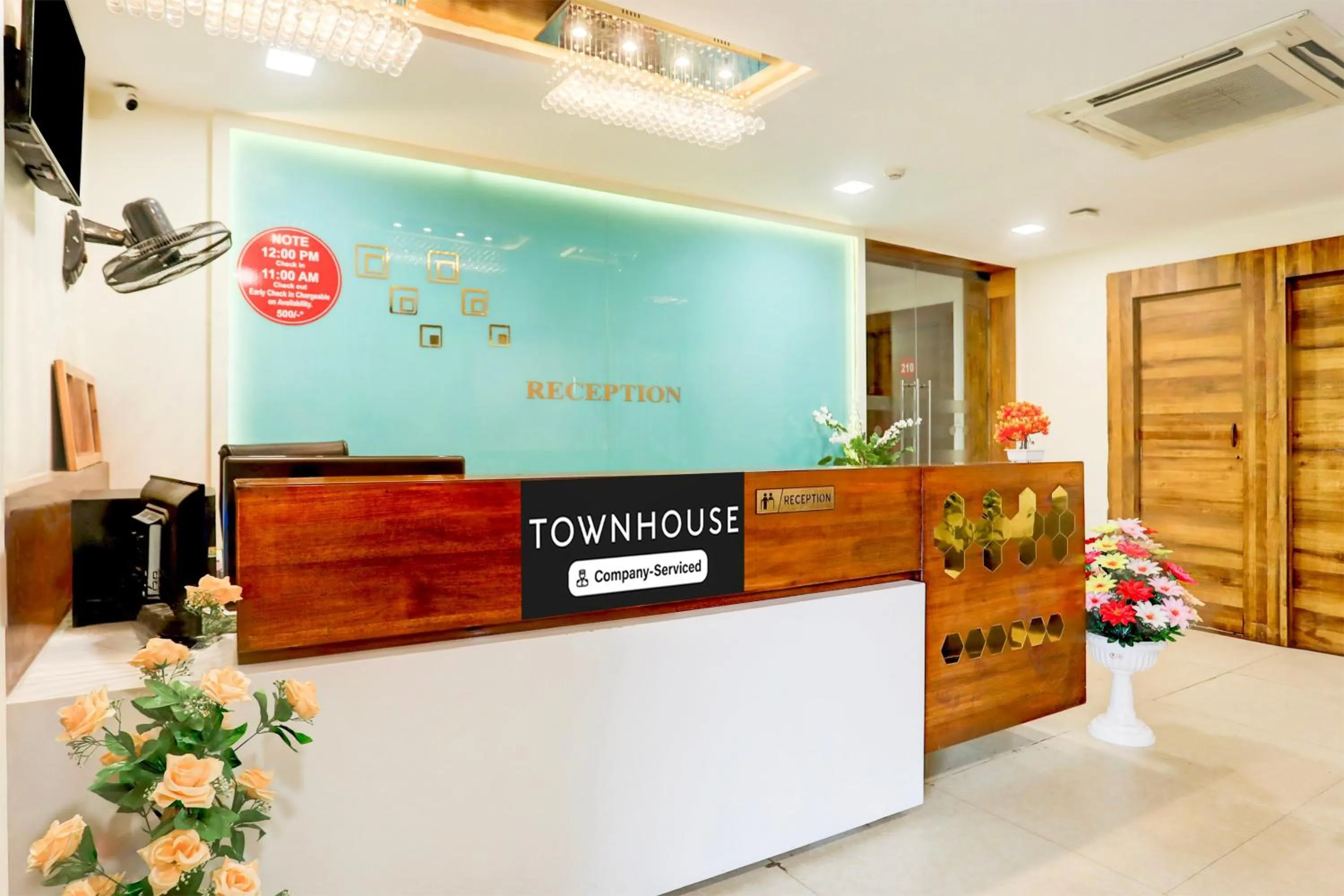 Lobby or reception in Townhouse Prahladnagar