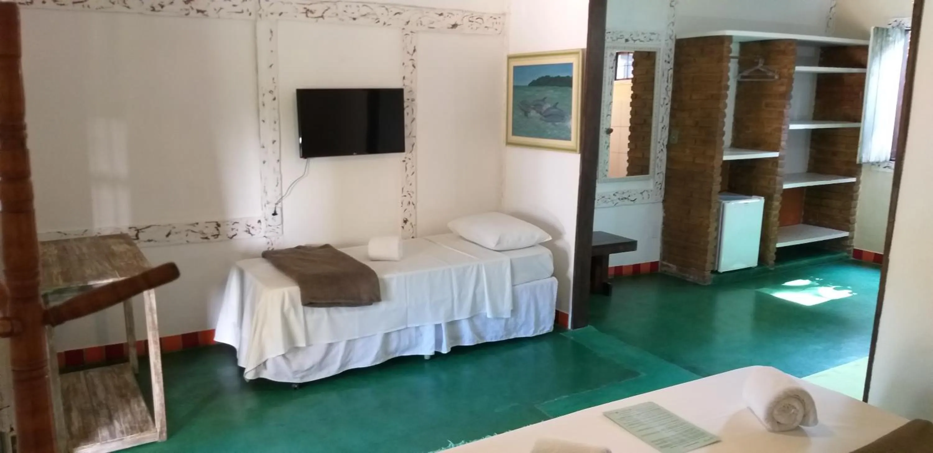 Bed in Pousada Macunaima