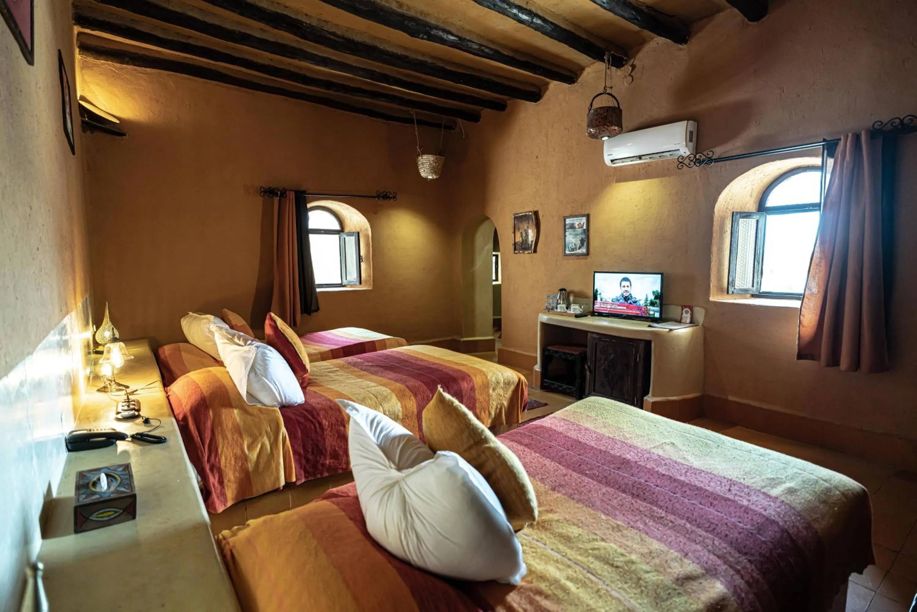 Bed in Kasbah Hotel Tombouctou