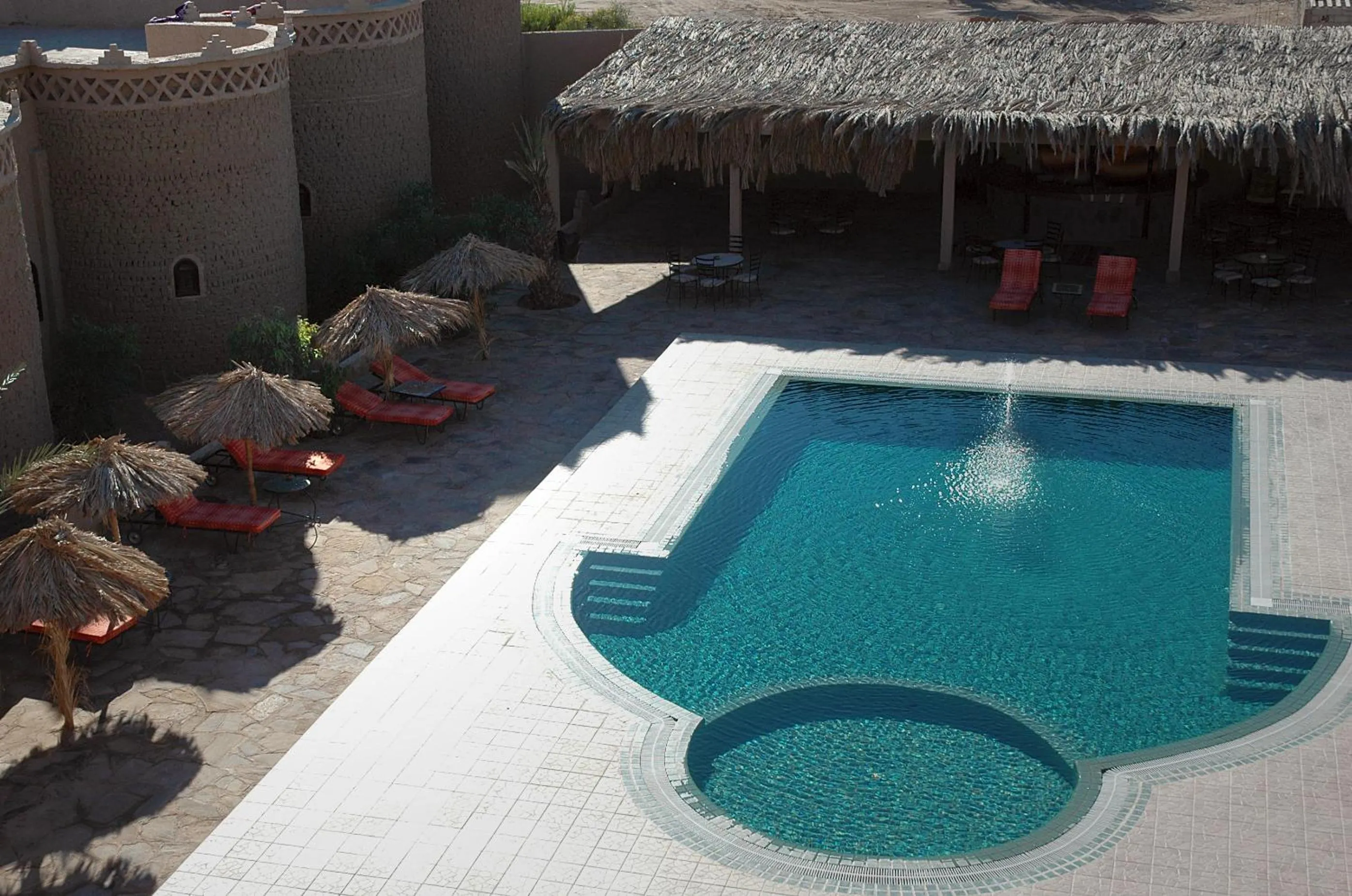 Swimming pool in Kasbah Hotel Tombouctou