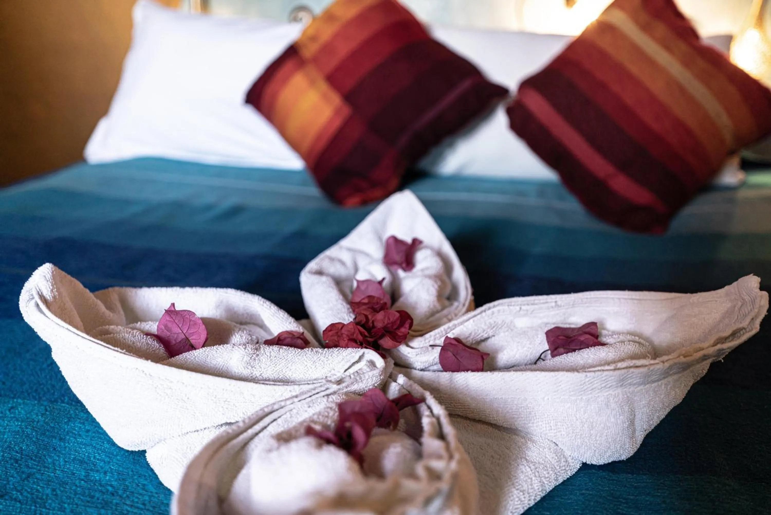 Bed in Kasbah Hotel Tombouctou