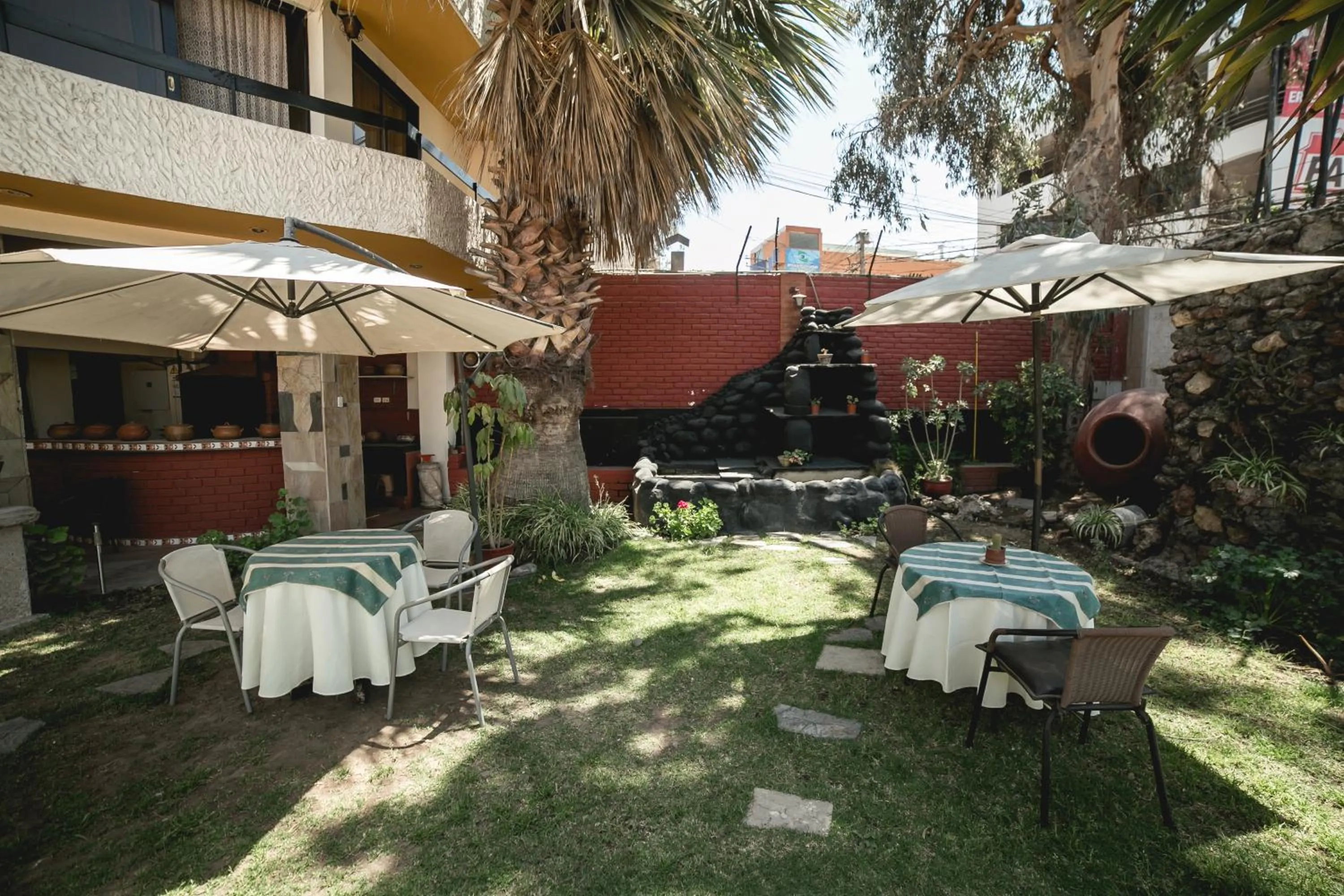 Garden in Hotel Andenes