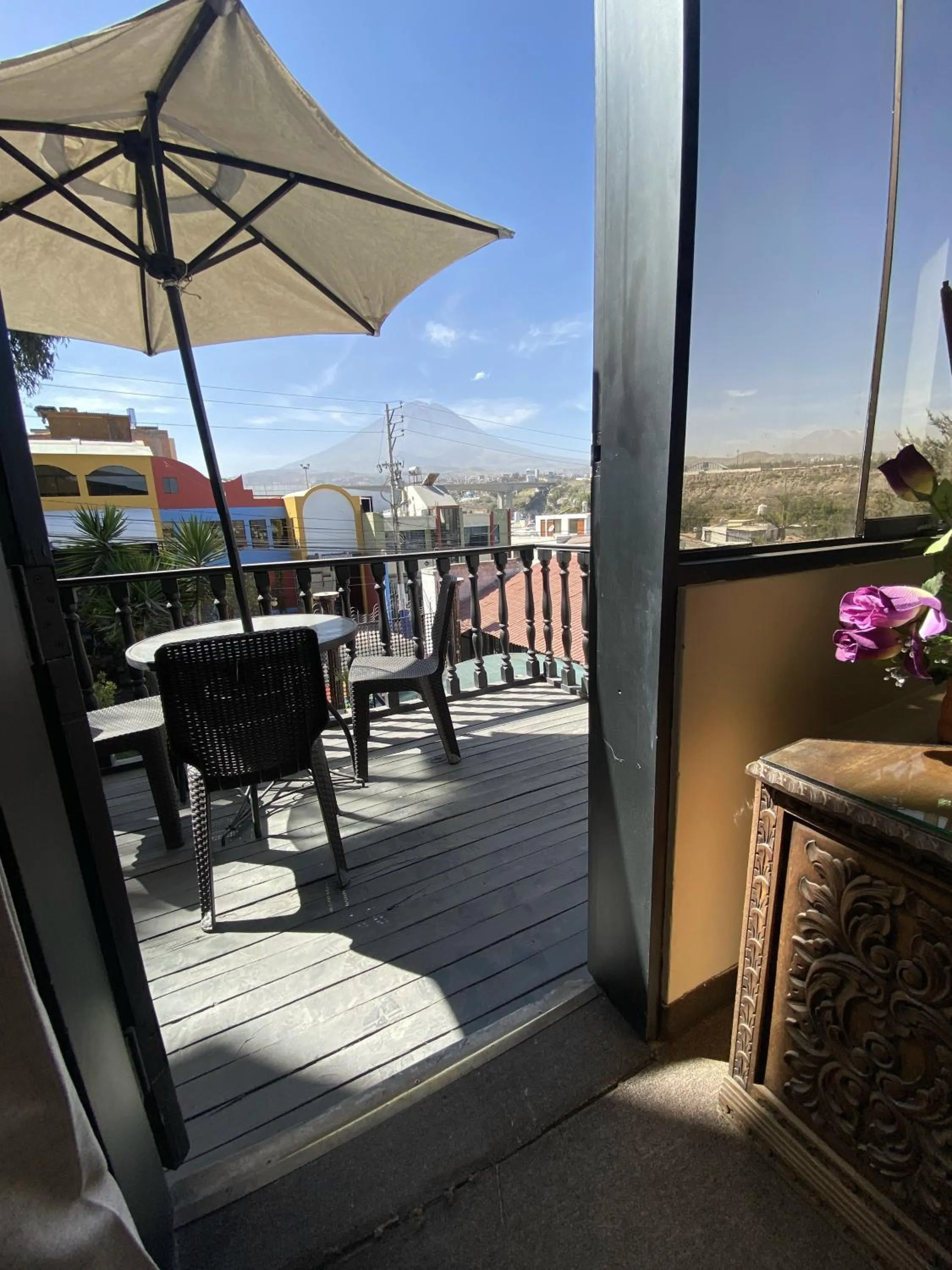Balcony/Terrace in Hotel Andenes
