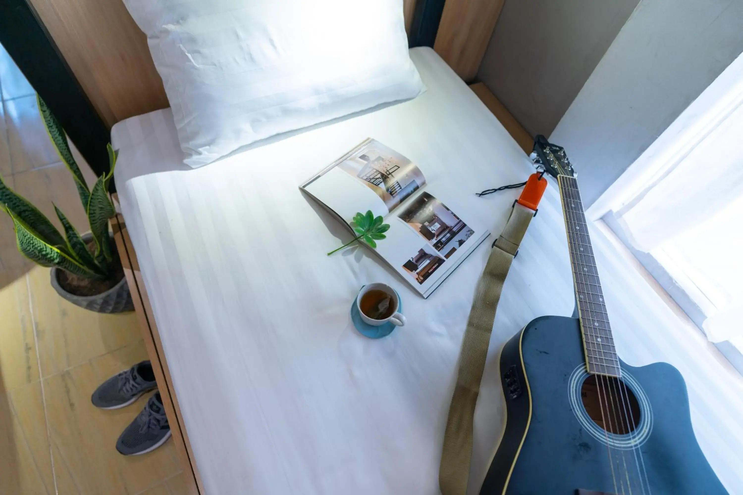 Single Bed in Mixed Dormitory Room in 9 Hostel and Bar Single Bed in Mixed Dormitory Room in 9 Hostel and Bar