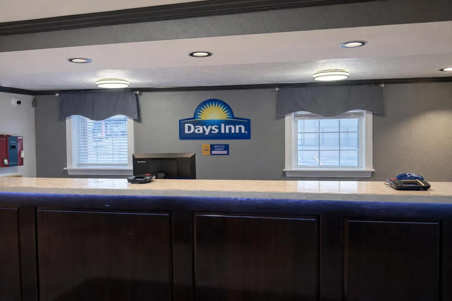 Property logo or sign in Days Inn by Wyndham Amherst