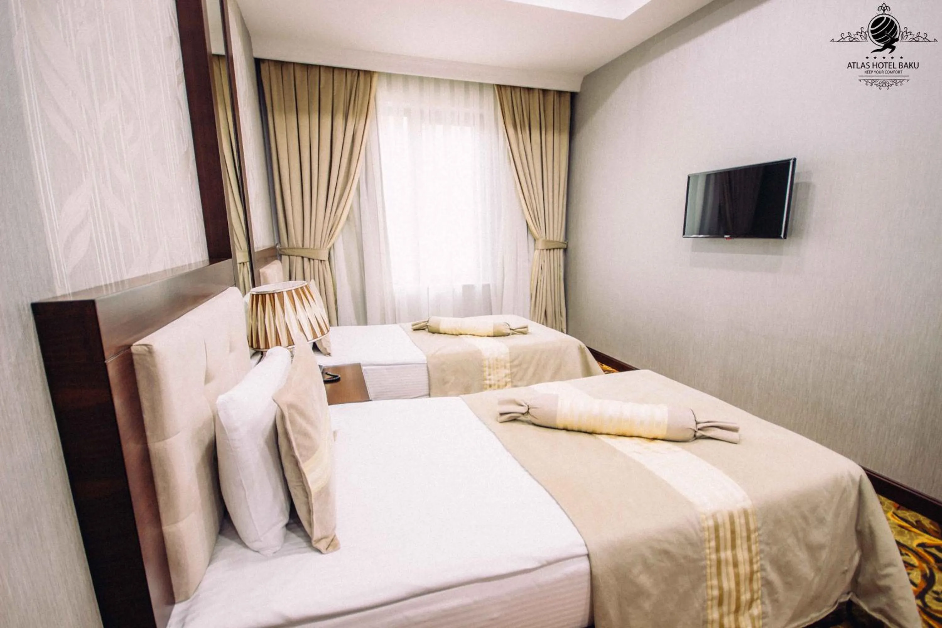 Bedroom, Bed in Atlas Hotel Baku