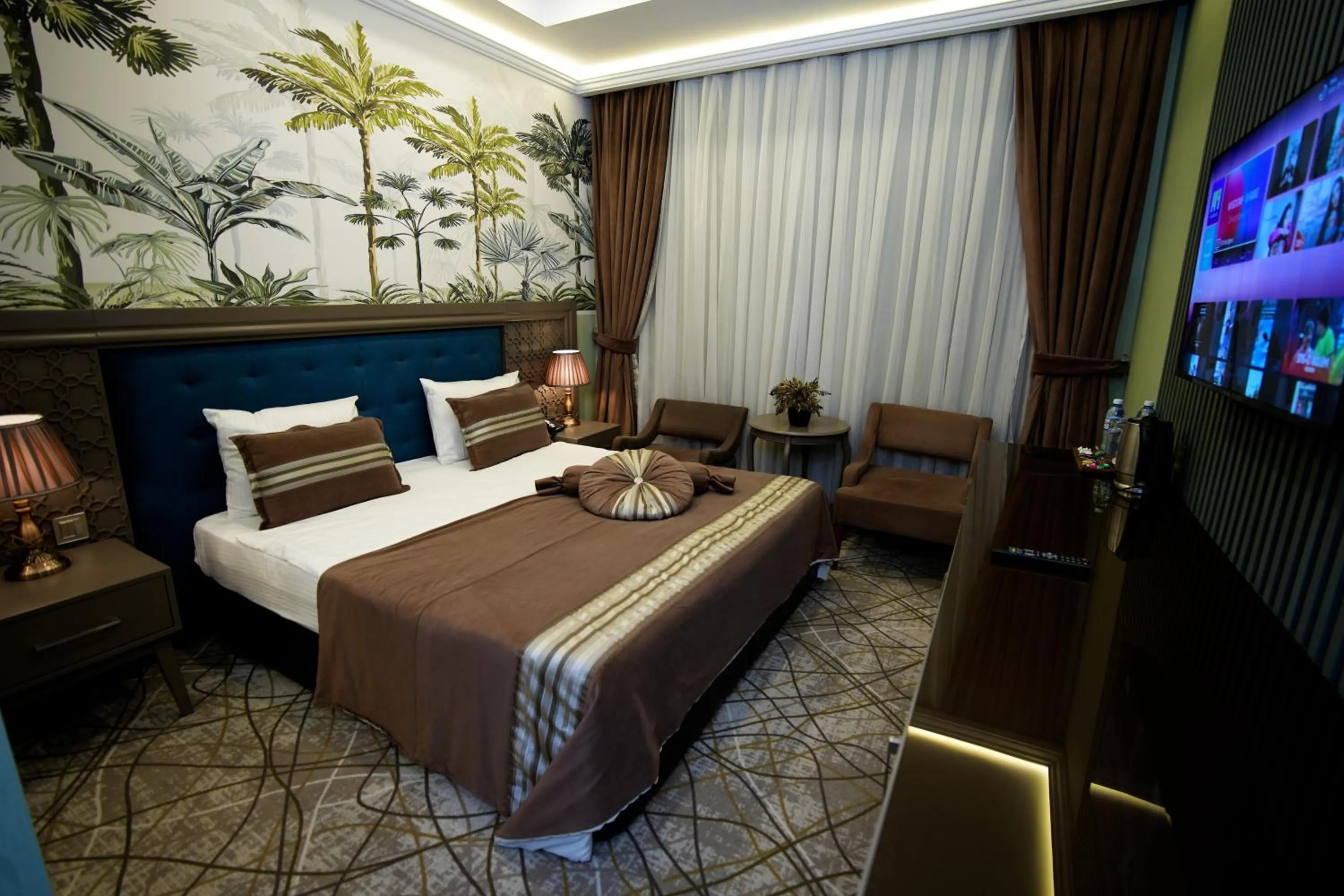 Bed in Atlas Hotel Baku