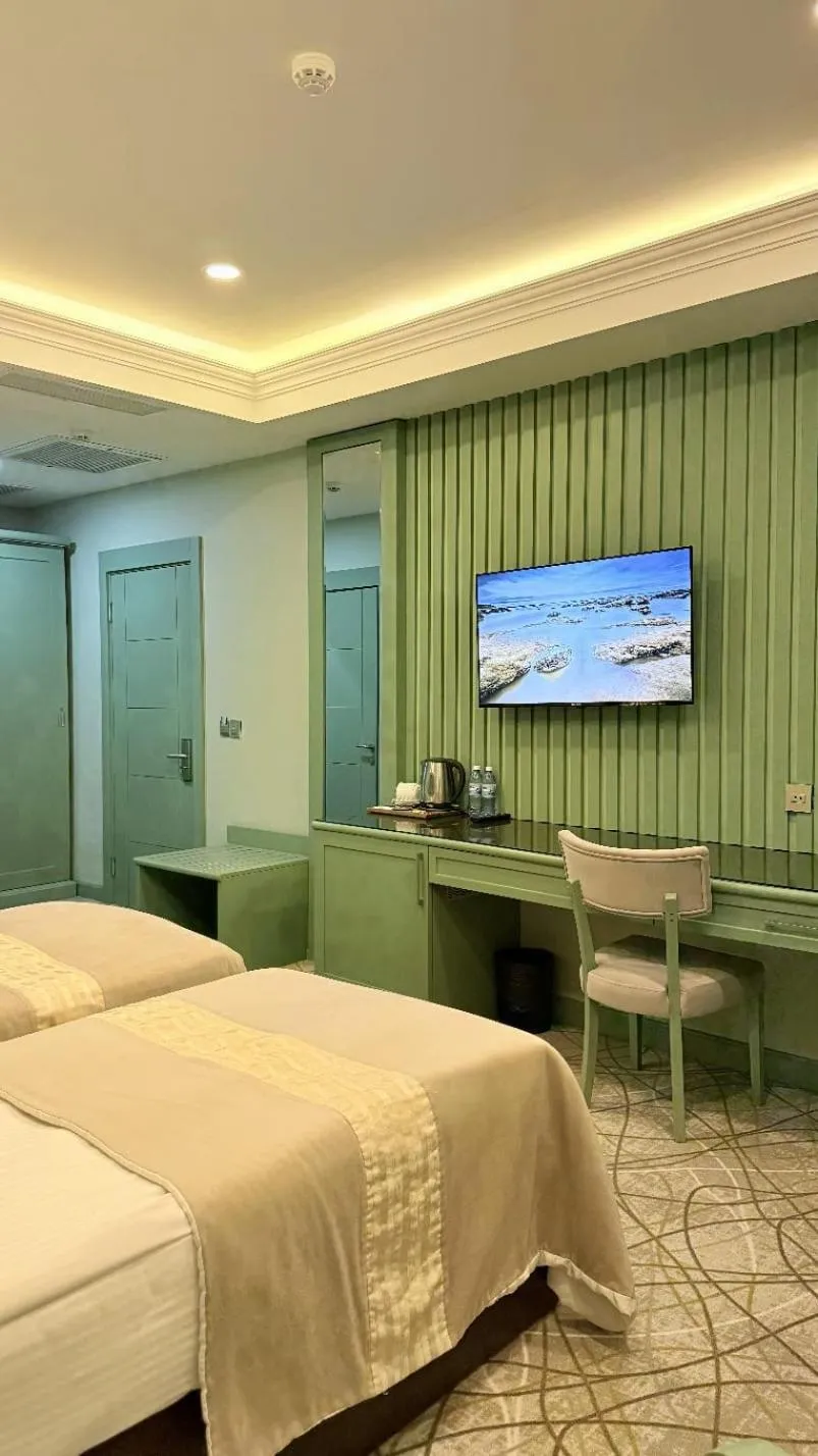 Bed in Atlas Hotel Baku