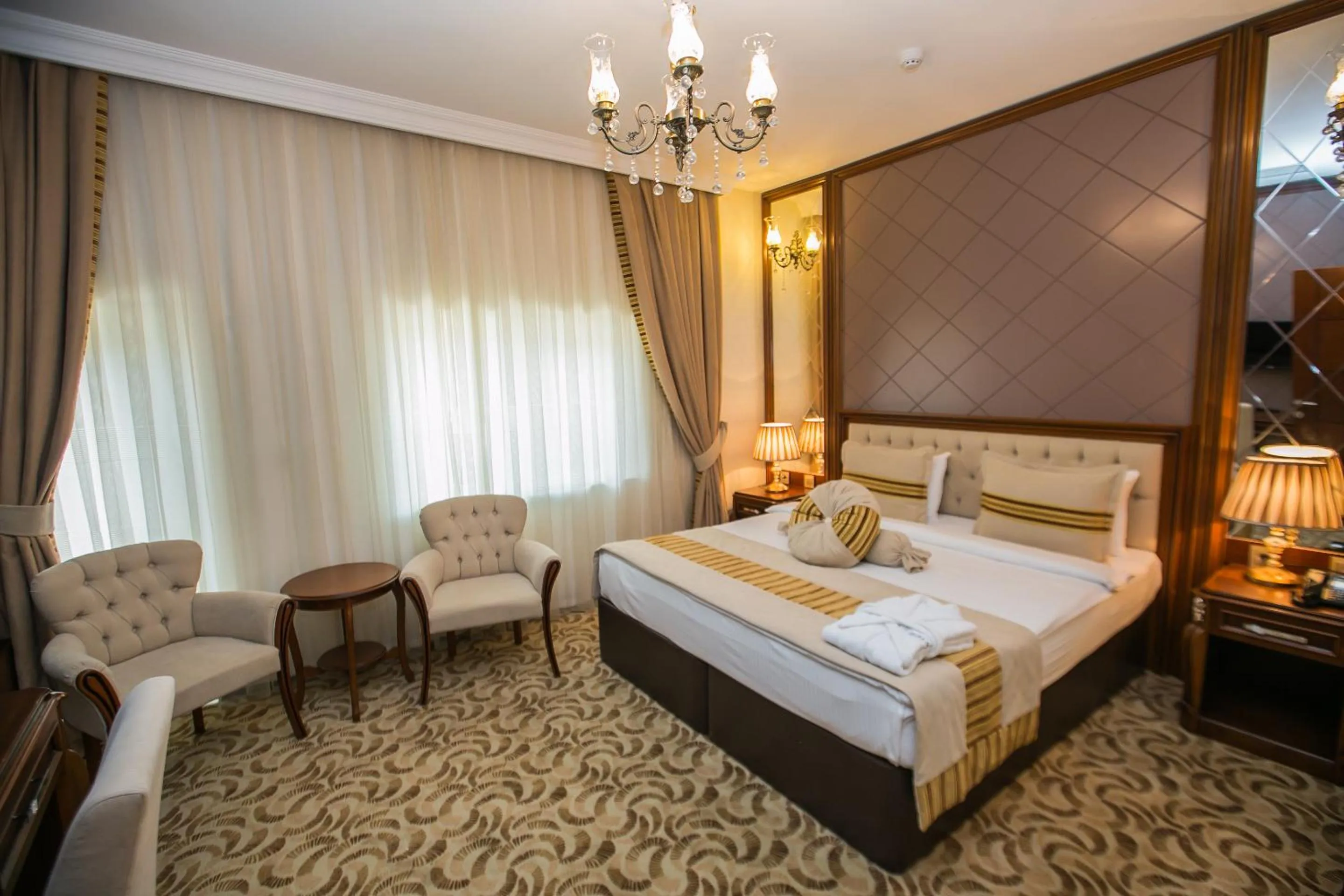 Photo of the whole room, Bed in Atlas Hotel Baku