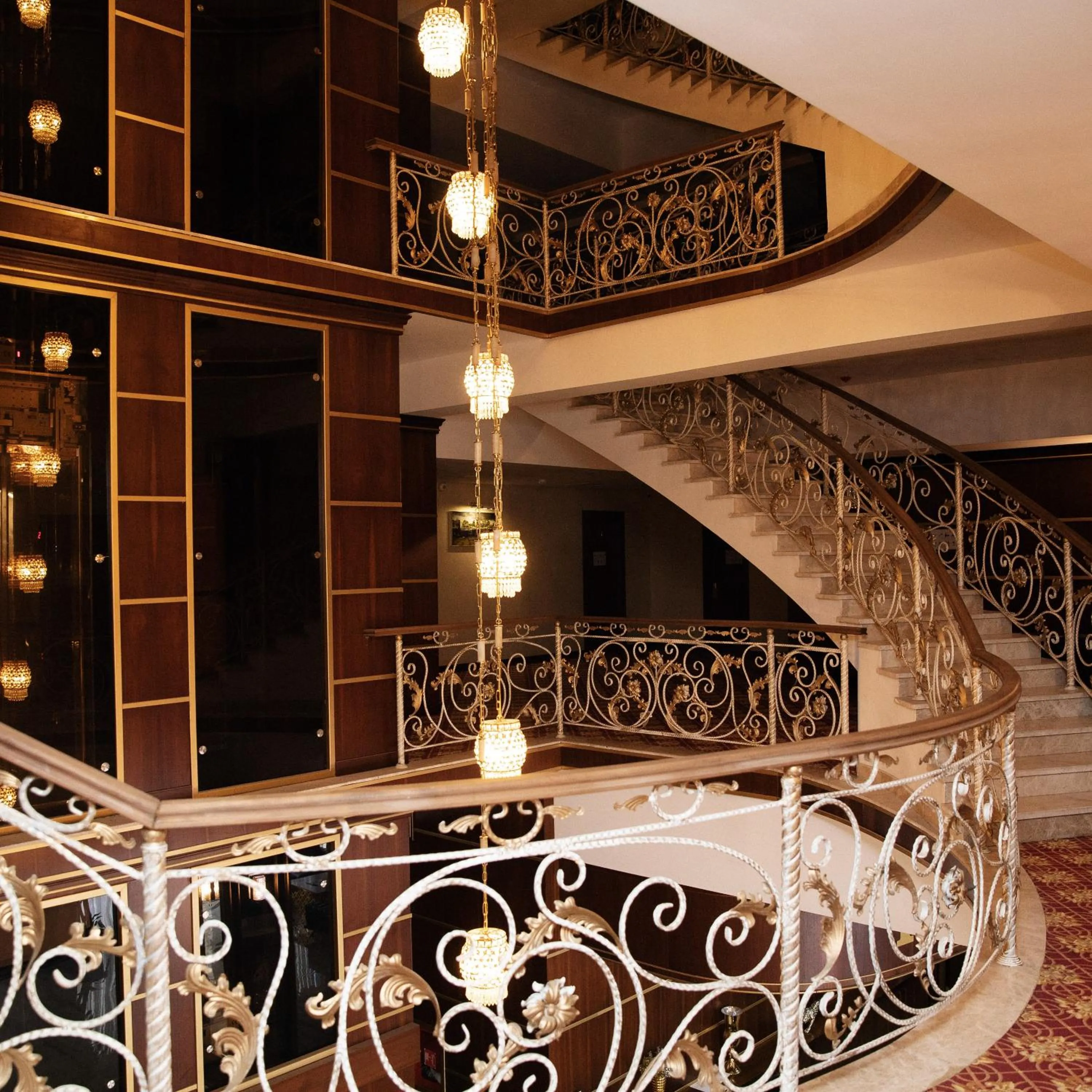 Decorative detail in Atlas Hotel Baku