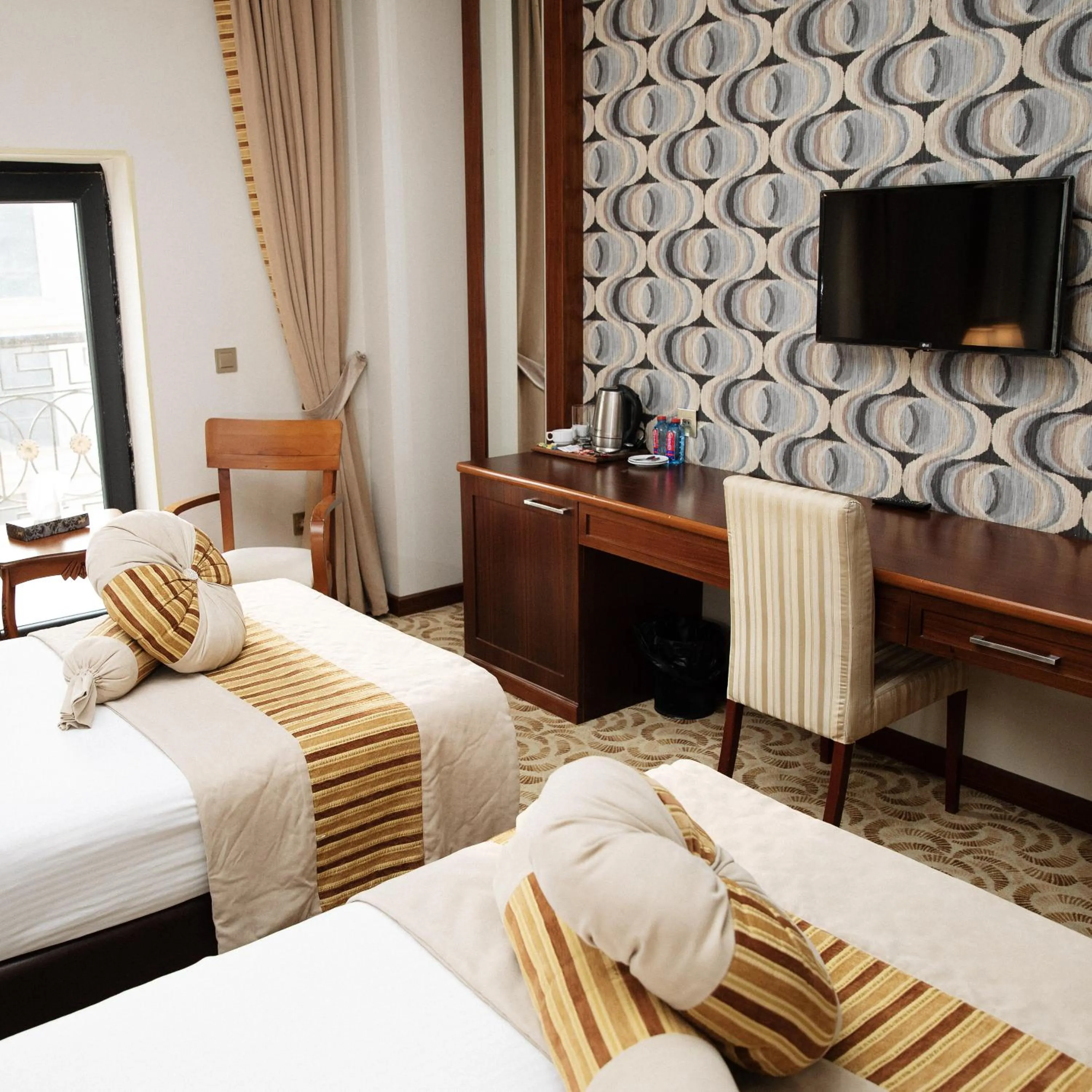 Bed in Atlas Hotel Baku