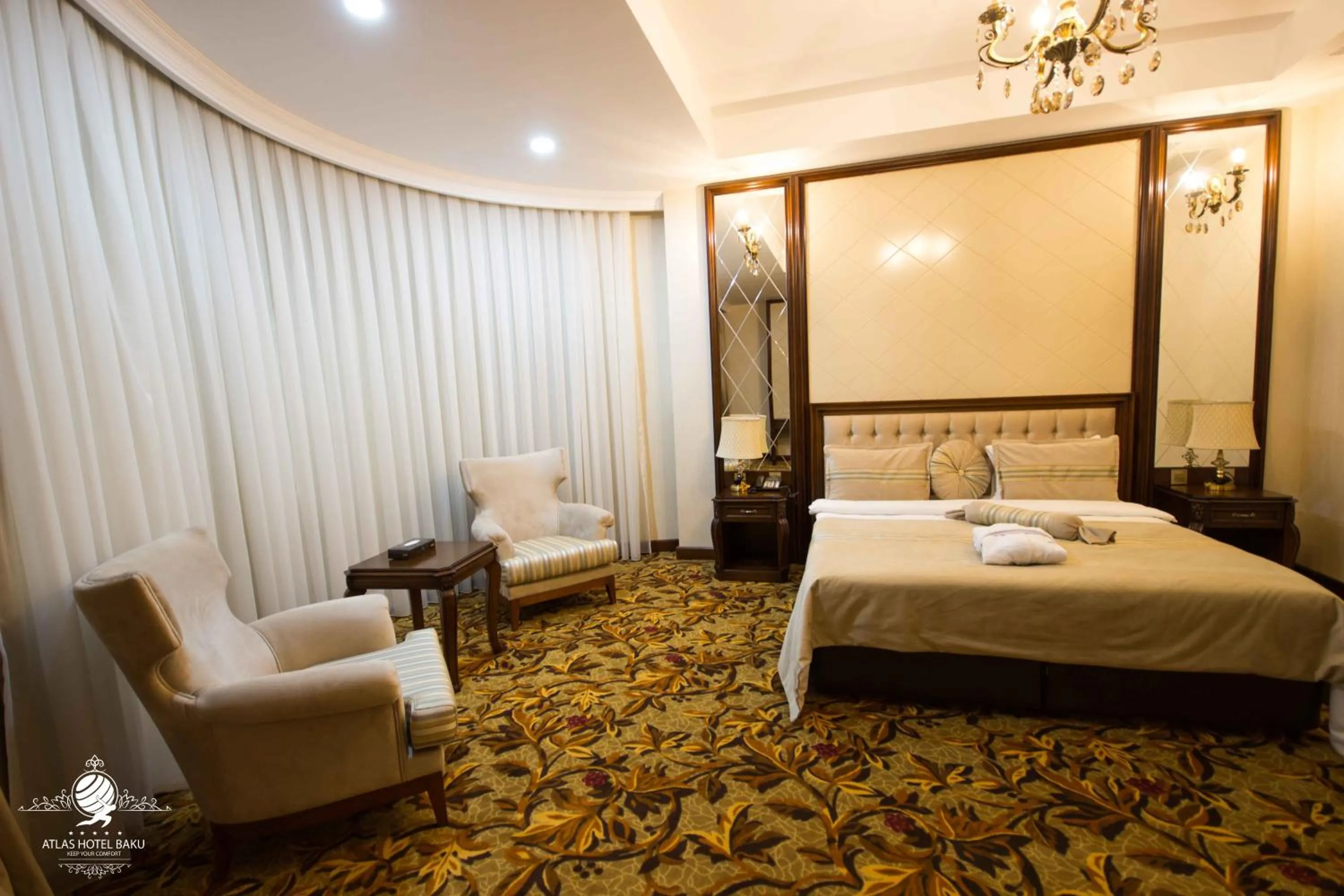 Bedroom, Bed in Atlas Hotel Baku