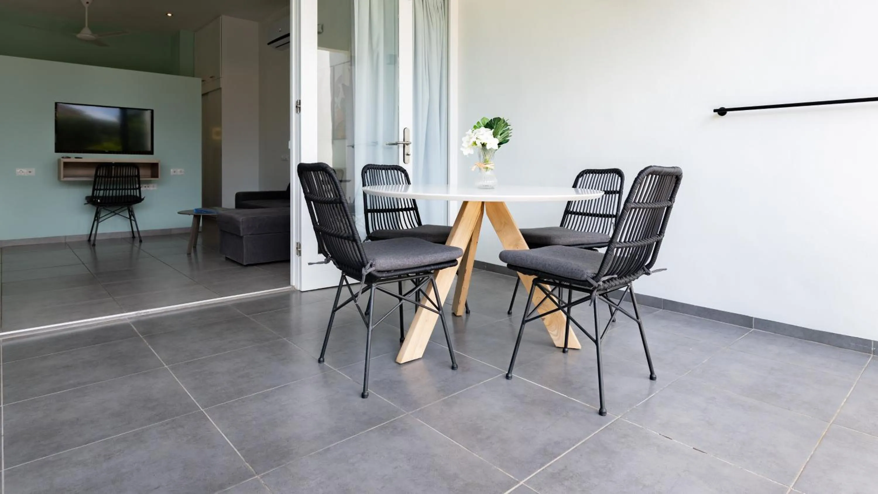 Dining area in Blue Bay Lodges