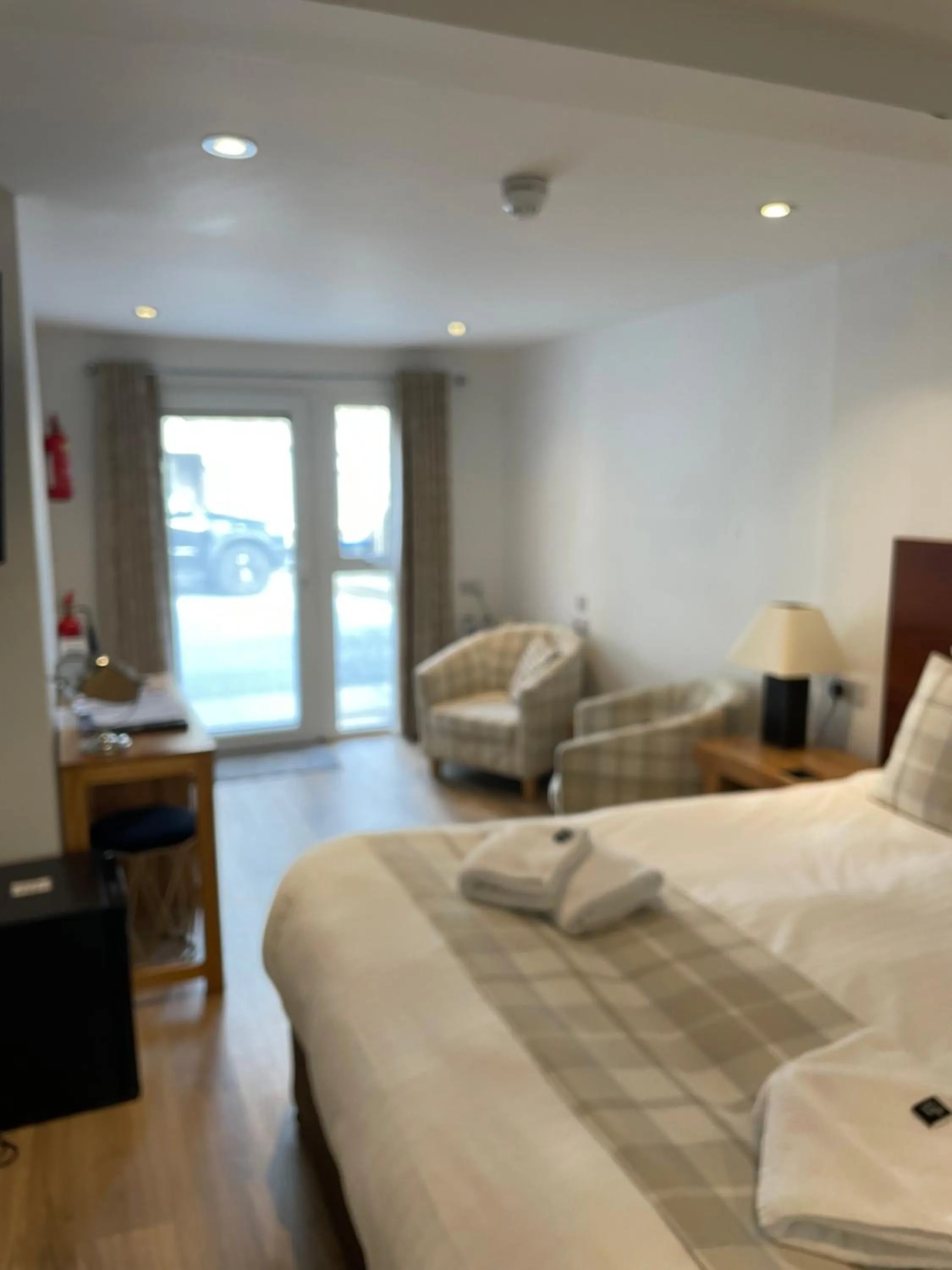 Bed in The Claymore Guest House