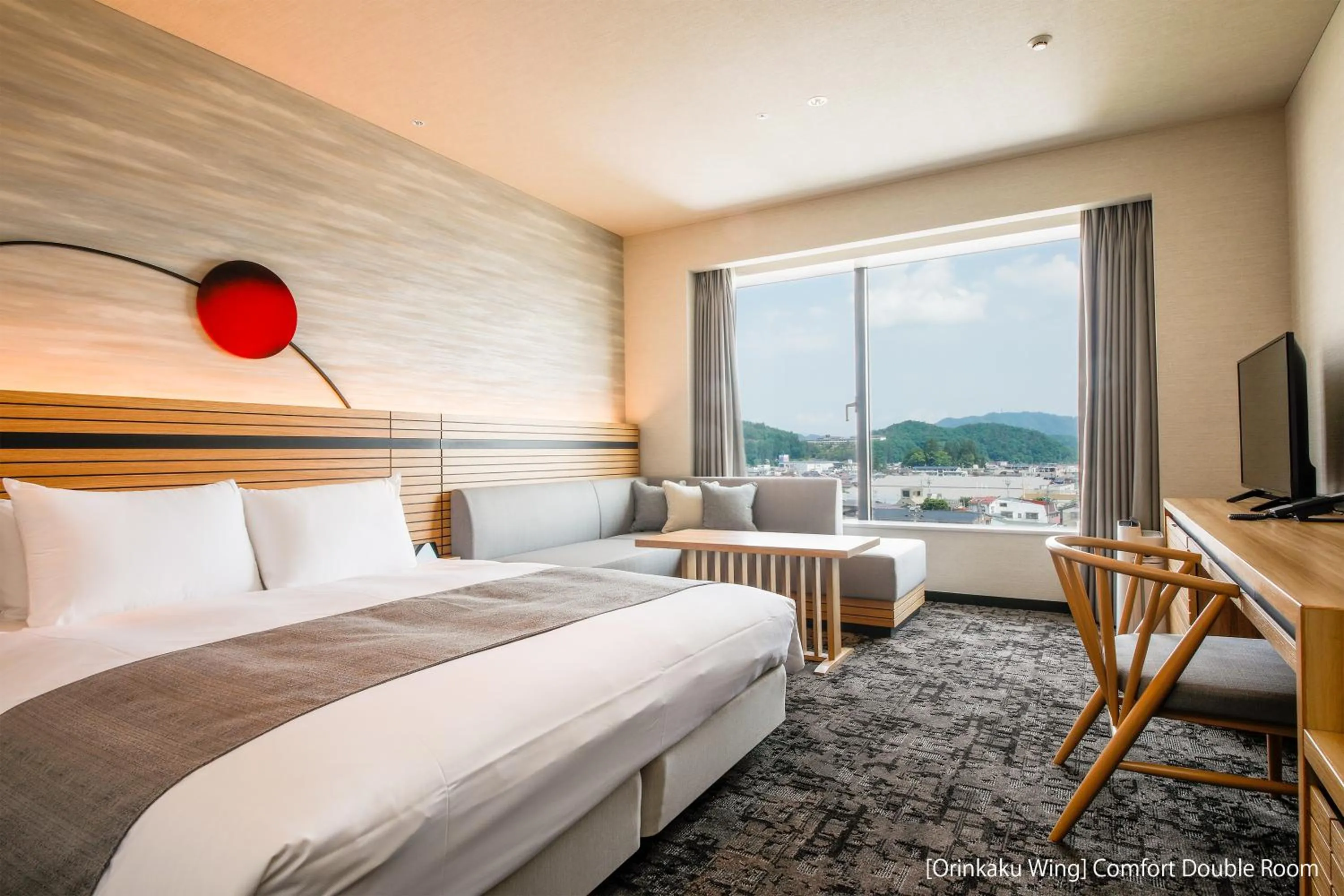 Photo of the whole room, Bed in Hida Takayama Onsen Takayama Green Hotel - KEIO GROUP HOTELS -