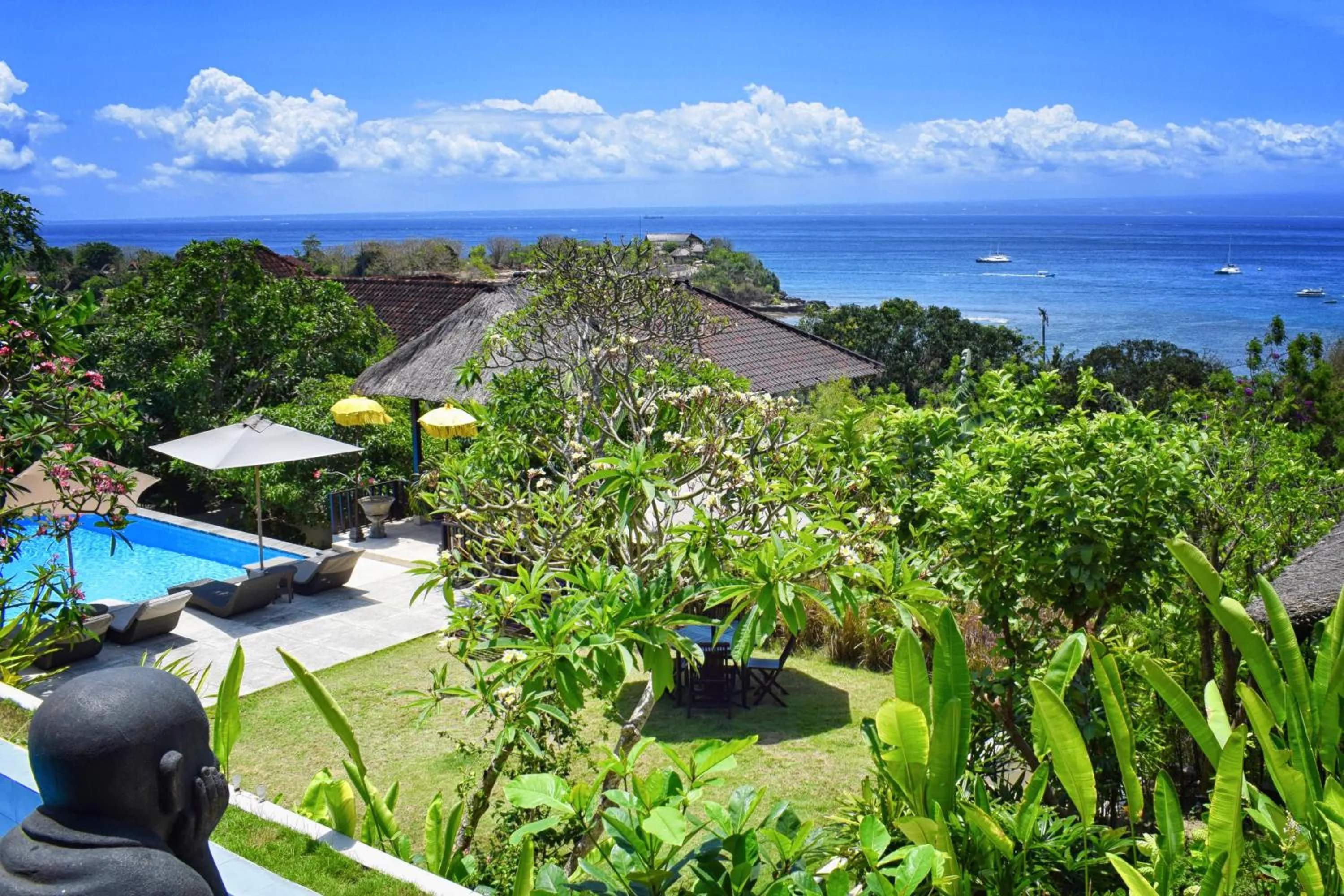 Garden view in Pandana Boutique Hotel