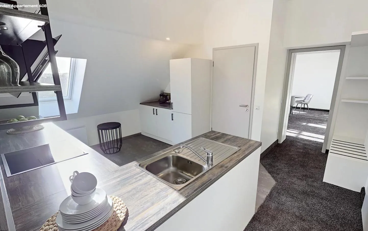 Kitchen or kitchenette in Boardinghouse Emden