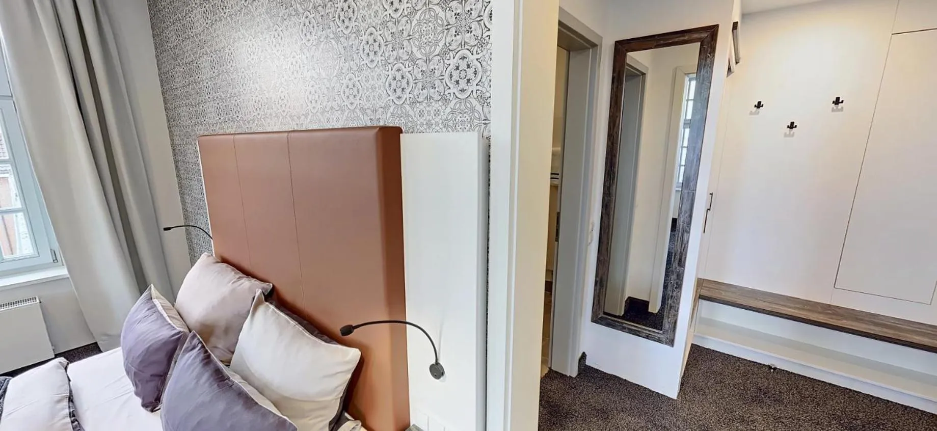 Photo of the whole room, Bed in Boardinghouse Emden