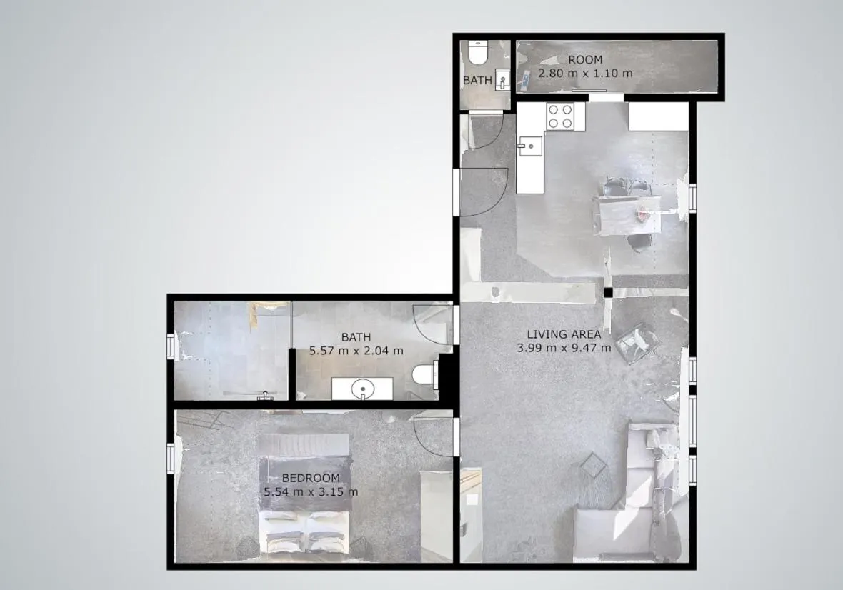 Floor plan in Boardinghouse Emden