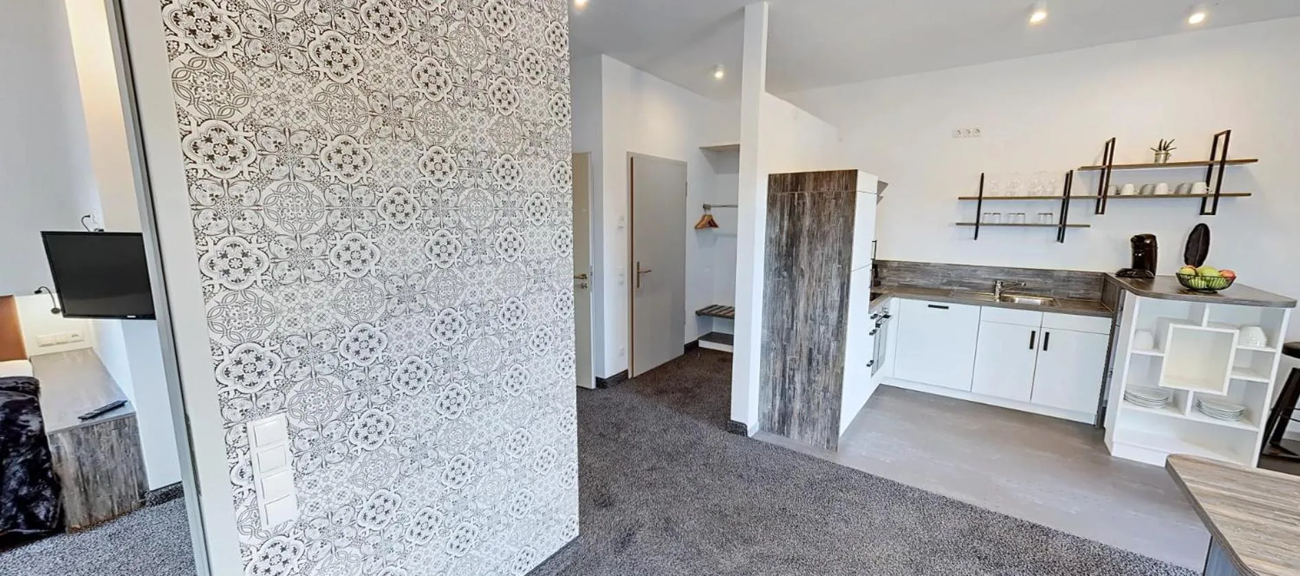 Kitchen or kitchenette in Boardinghouse Emden