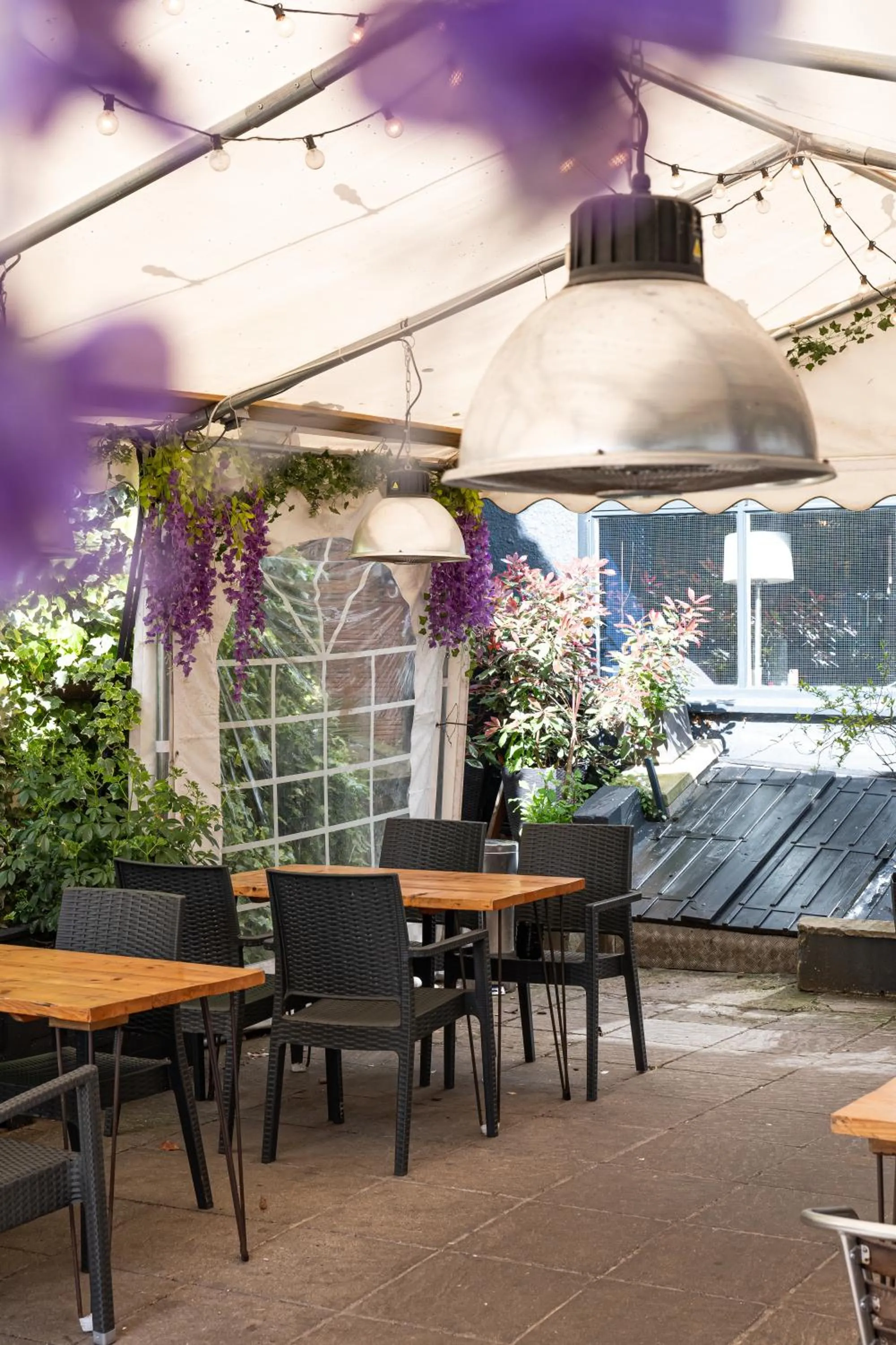 Patio in The Beaufort Hotel
