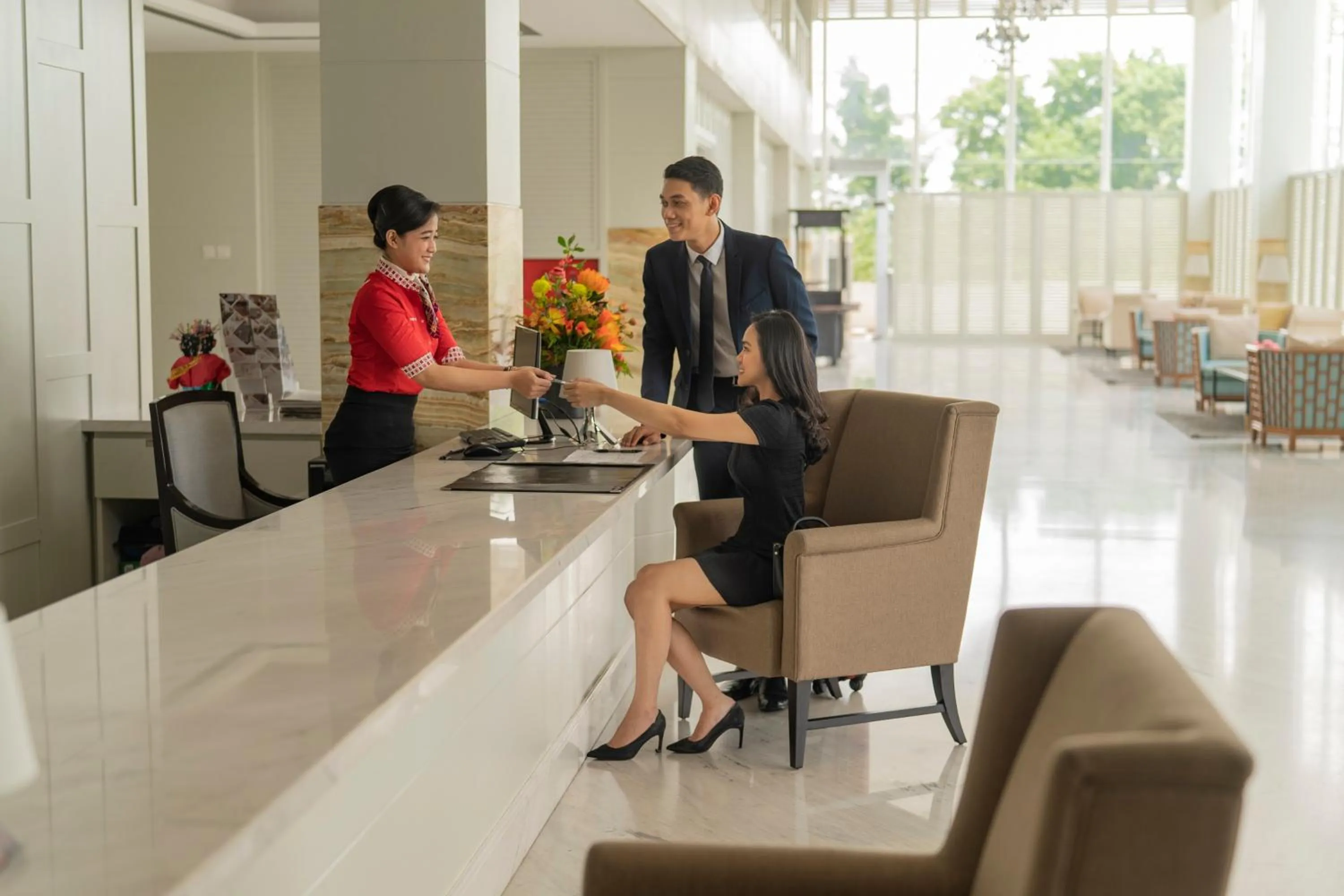 Staff in d'primahotel Airport Jakarta 2