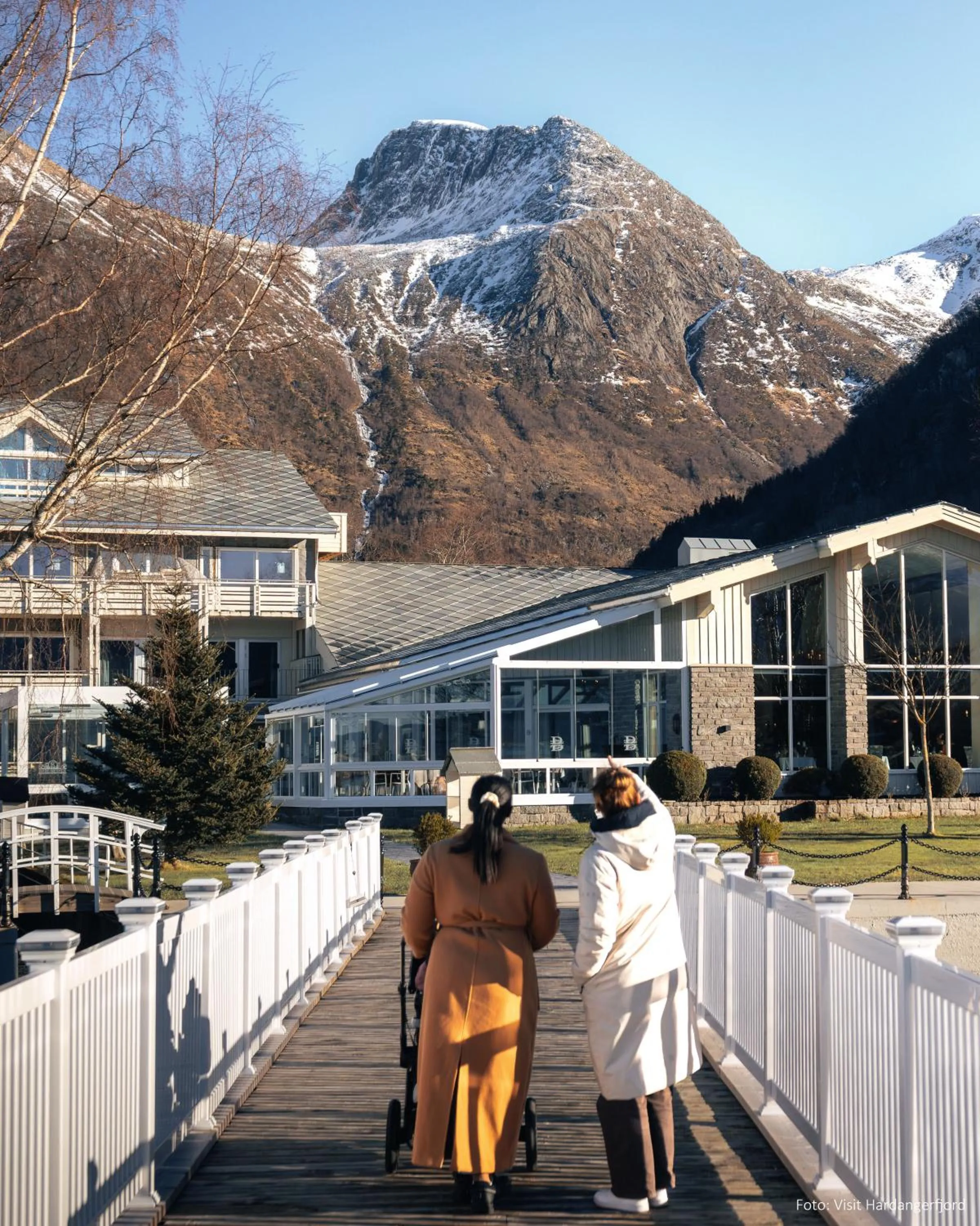 Property building in Rosendal Fjordhotel