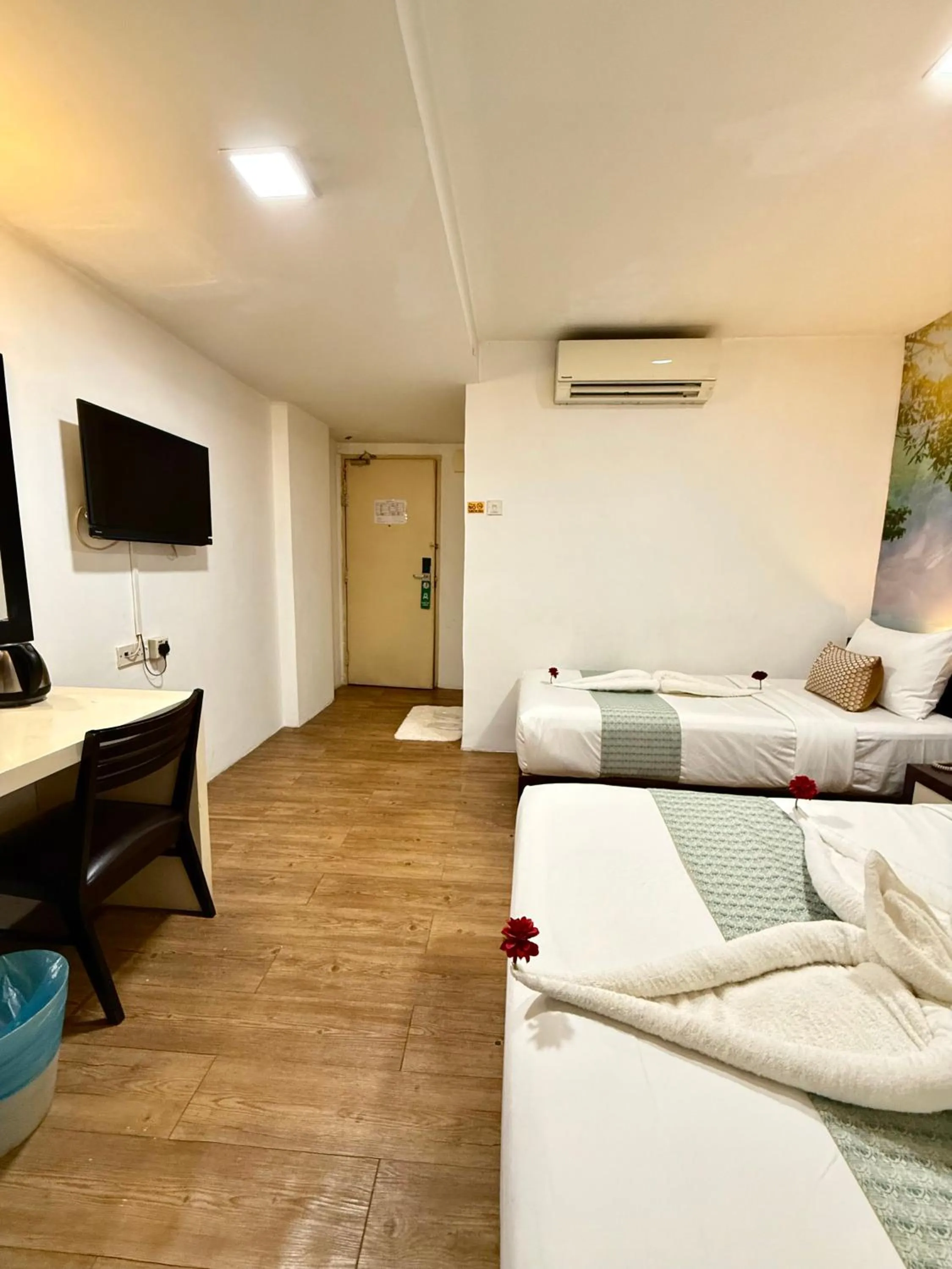 Bed in Swiss Hotel Kuala Lumpur